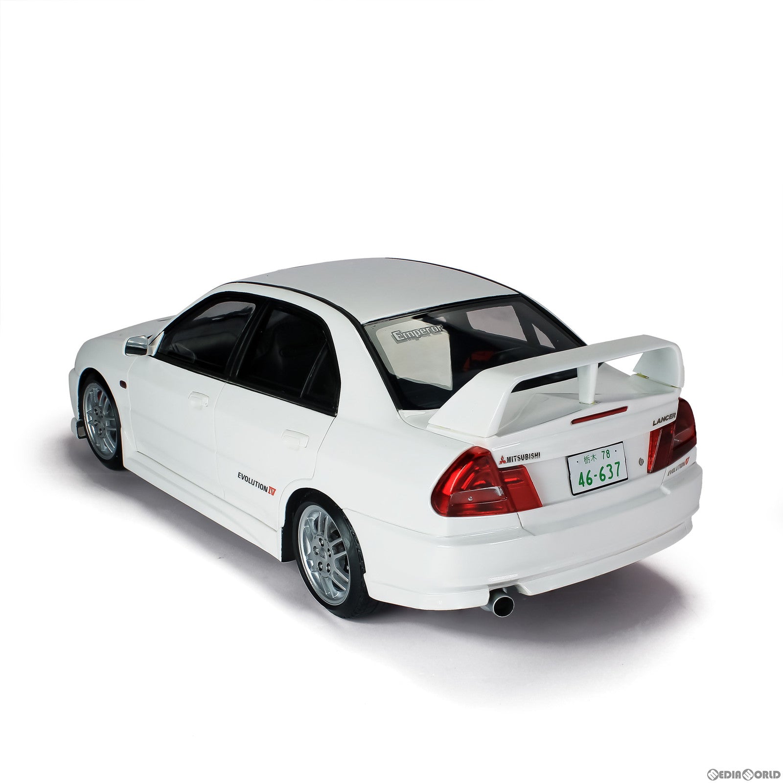 【新品即納】[MDL] 1/18 MITSUBISHI EVO4 WHITE 完成品 ミニカー(PR18-EVO4-WH01) POP RACE(ポップレース) (20230630)