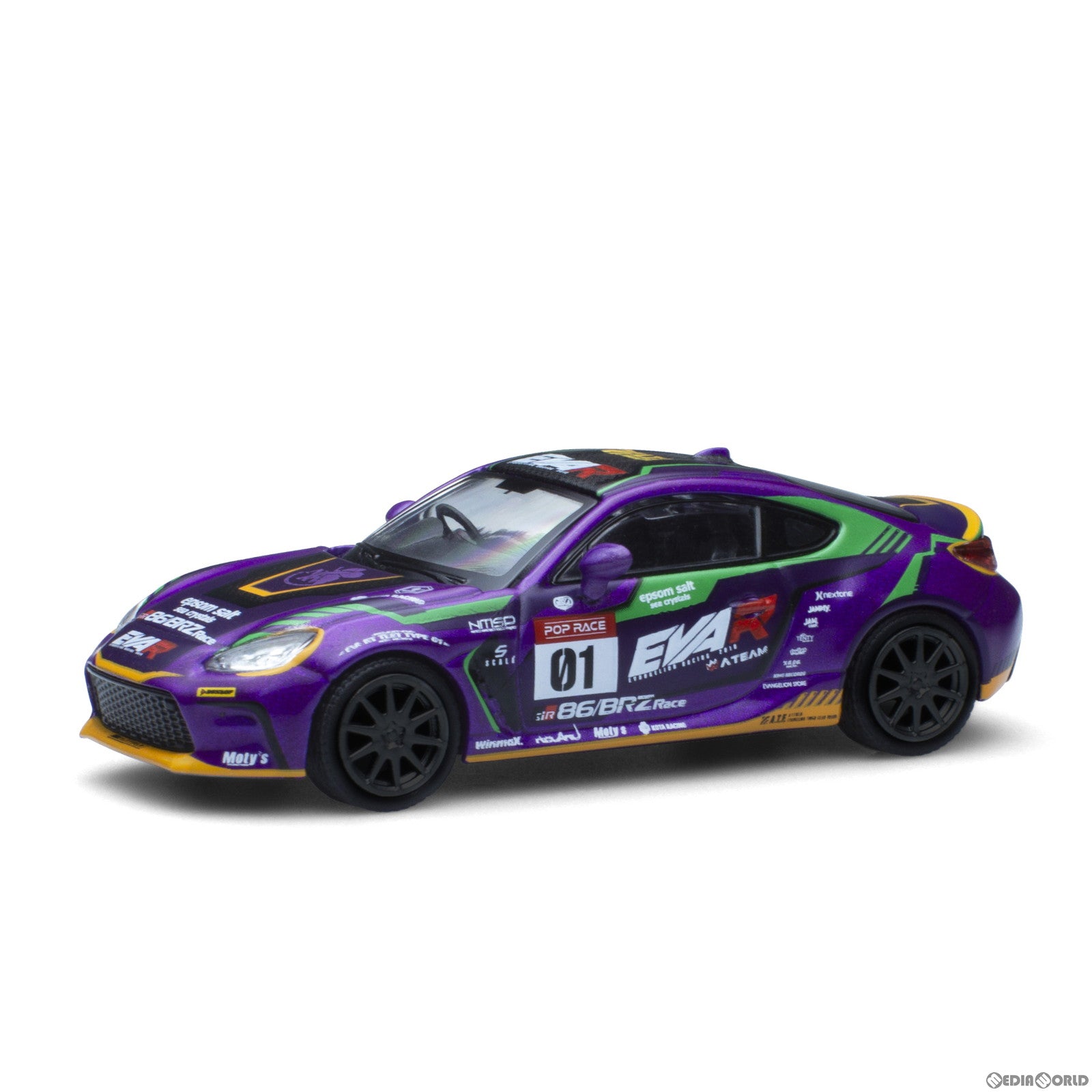 【新品即納】[MDL] 1/64 GR86 EVA 01 EVANGELION RACING(エヴァンゲリオンレーシング) 完成品 ミニカー(PR64-GR86-EVA01) POP RACE(ポップレース) (20230617)
