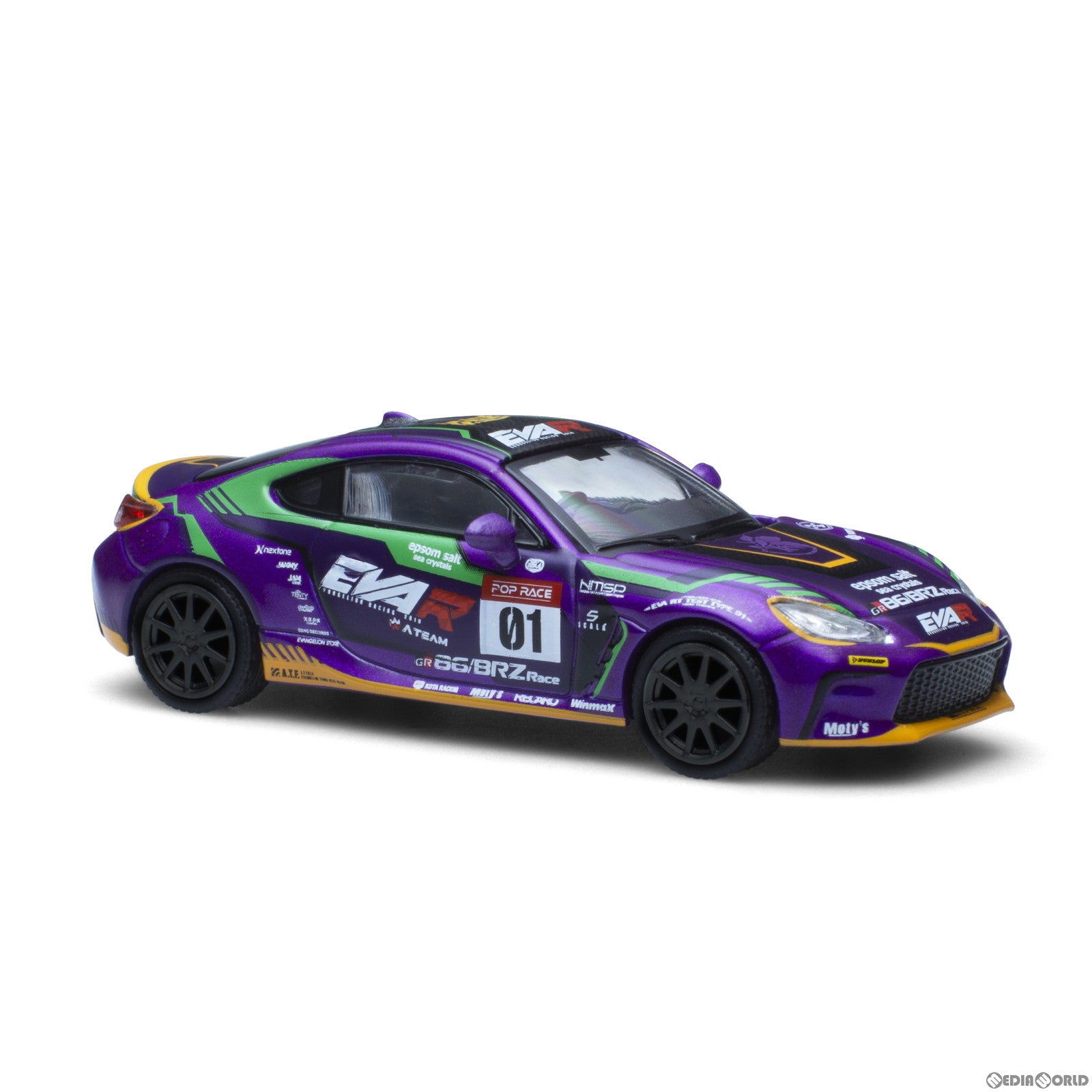 【新品即納】[MDL] 1/64 GR86 EVA 01 EVANGELION RACING(エヴァンゲリオンレーシング) 完成品 ミニカー(PR64-GR86-EVA01) POP RACE(ポップレース) (20230617)