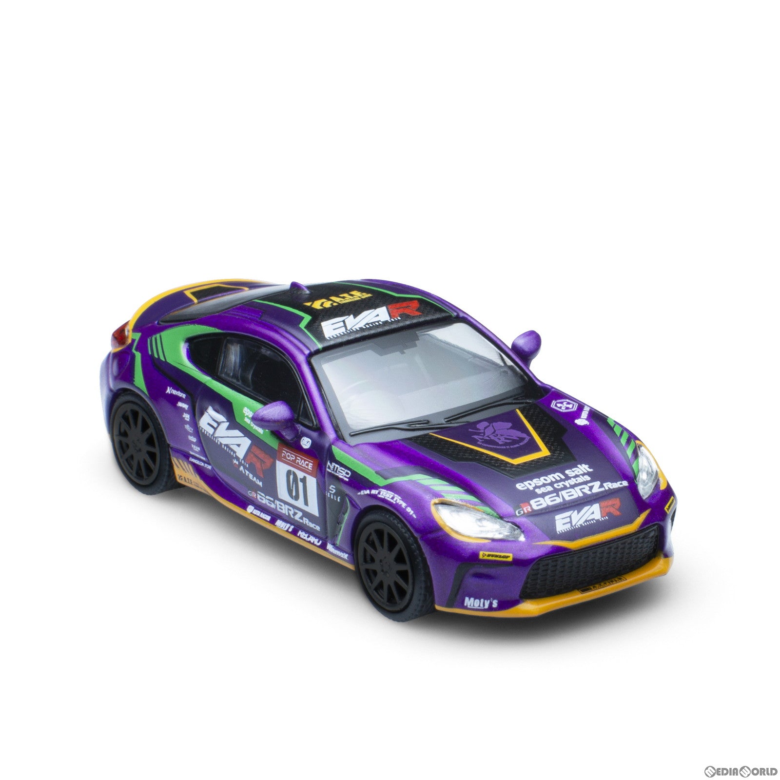【新品即納】[MDL] 1/64 GR86 EVA 01 EVANGELION RACING(エヴァンゲリオンレーシング) 完成品 ミニカー(PR64-GR86-EVA01) POP RACE(ポップレース) (20230617)