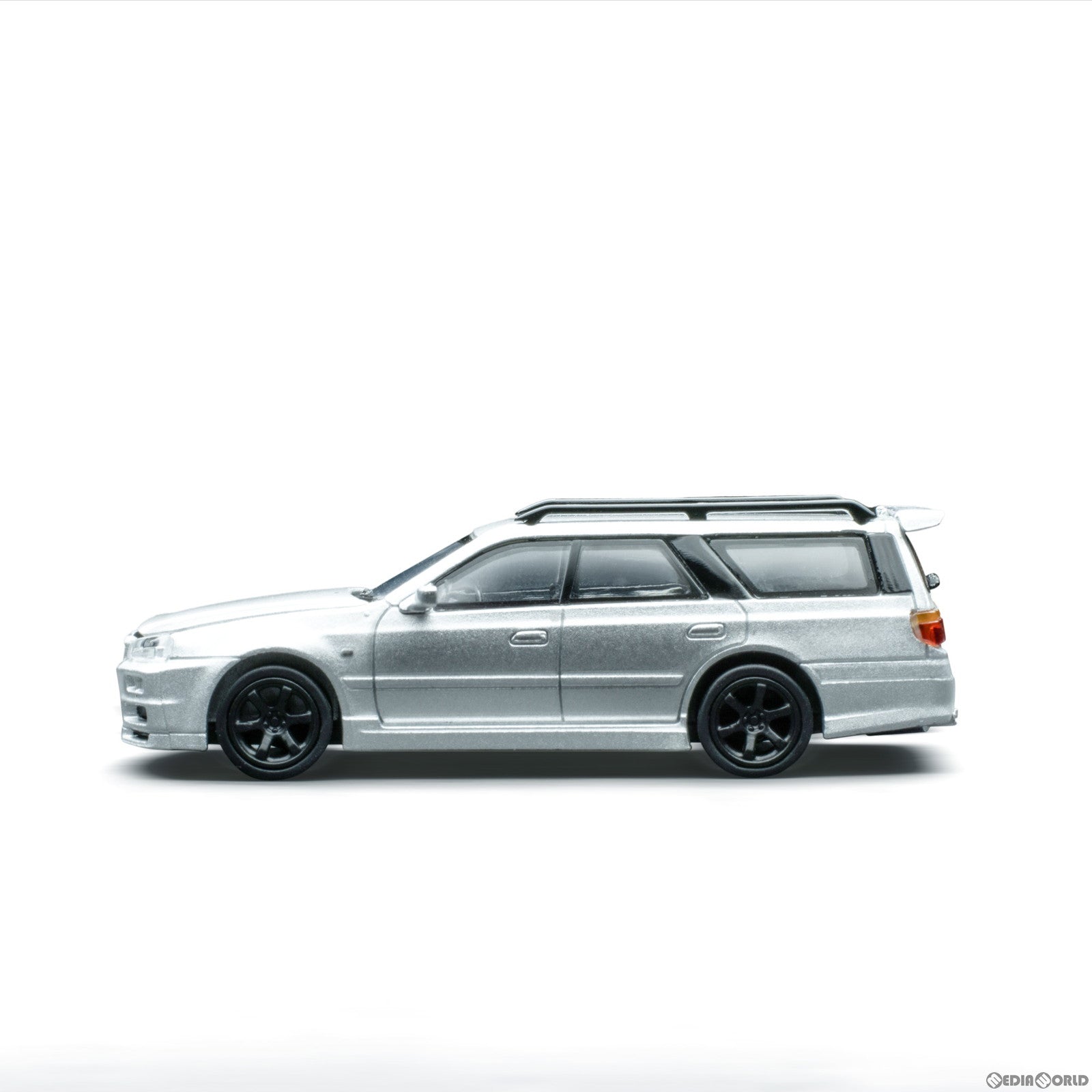【新品即納】[MDL] 1/64 Nissan Stagea Silver 完成品 ミニカー(PR64-NR34-STSIL) POP RACE(ポップレース) (20230714)