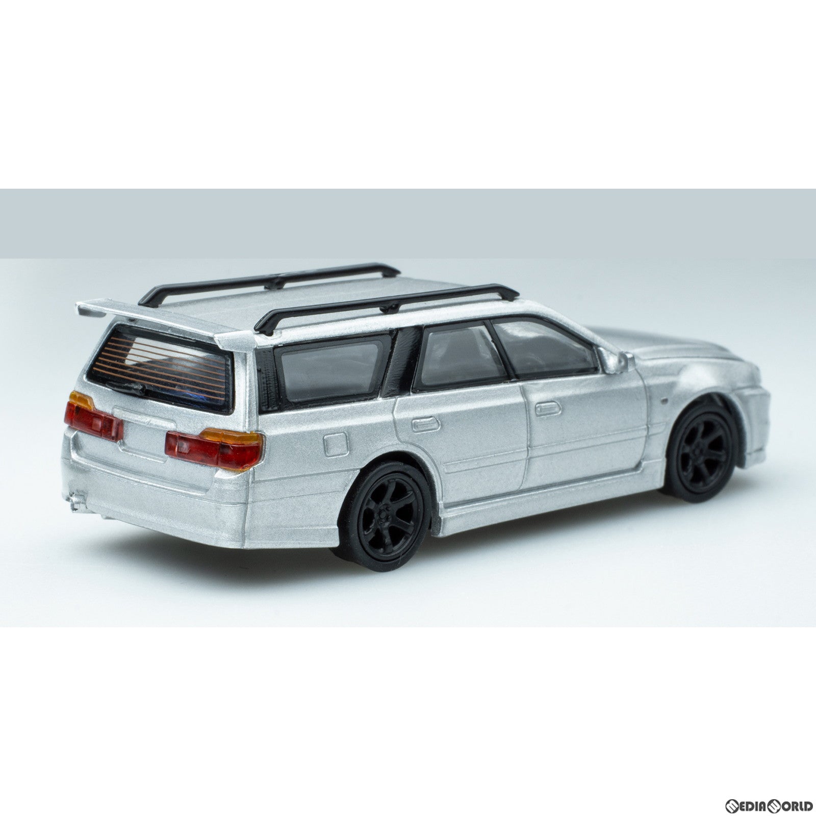 【新品即納】[MDL] 1/64 Nissan Stagea Silver 完成品 ミニカー(PR64-NR34-STSIL) POP RACE(ポップレース) (20230714)