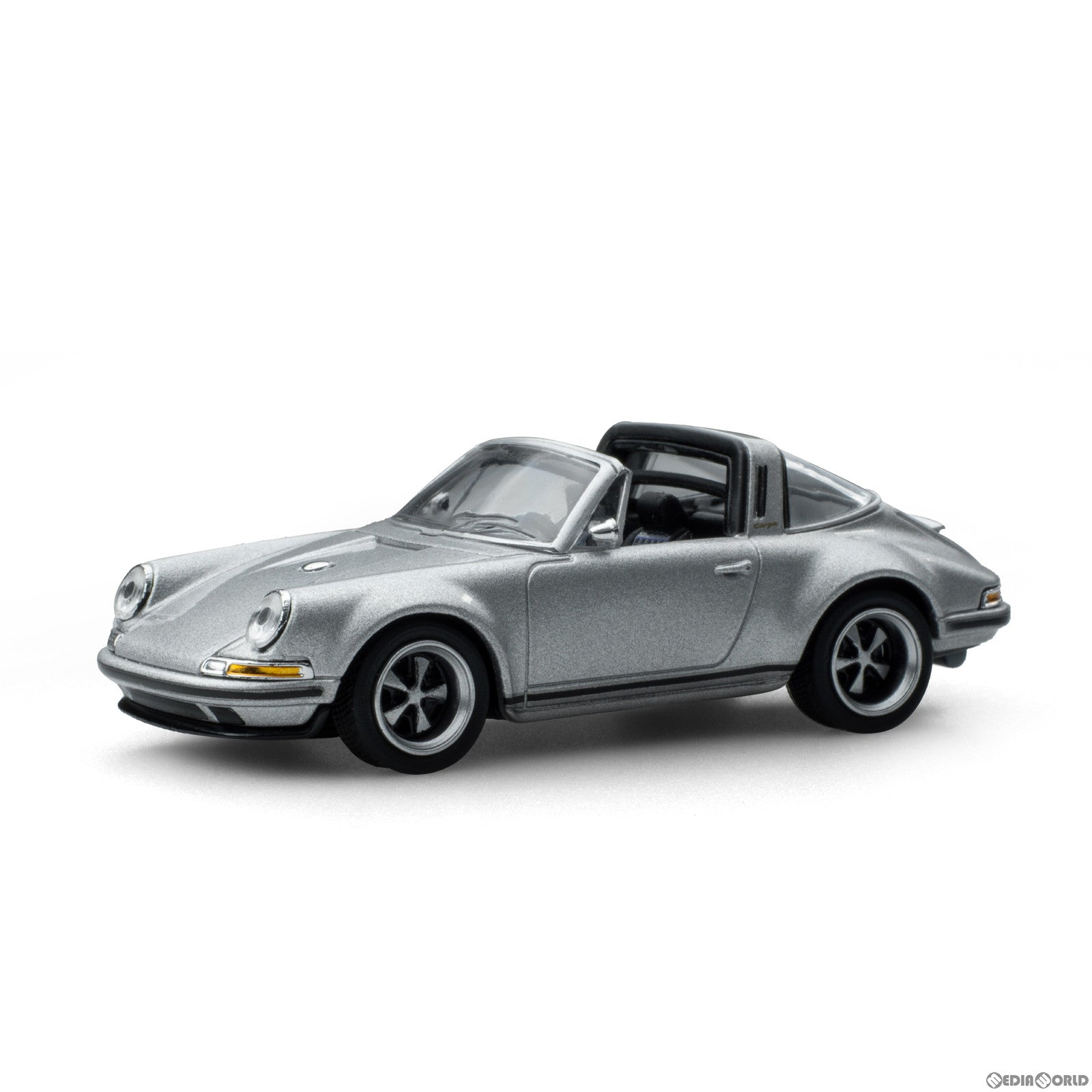 【新品即納】[MDL] 1/64 Singer Targa Silver 完成品 ミニカー(PR64-SGTA-SL01) POP RACE(ポップレース) (20230325)