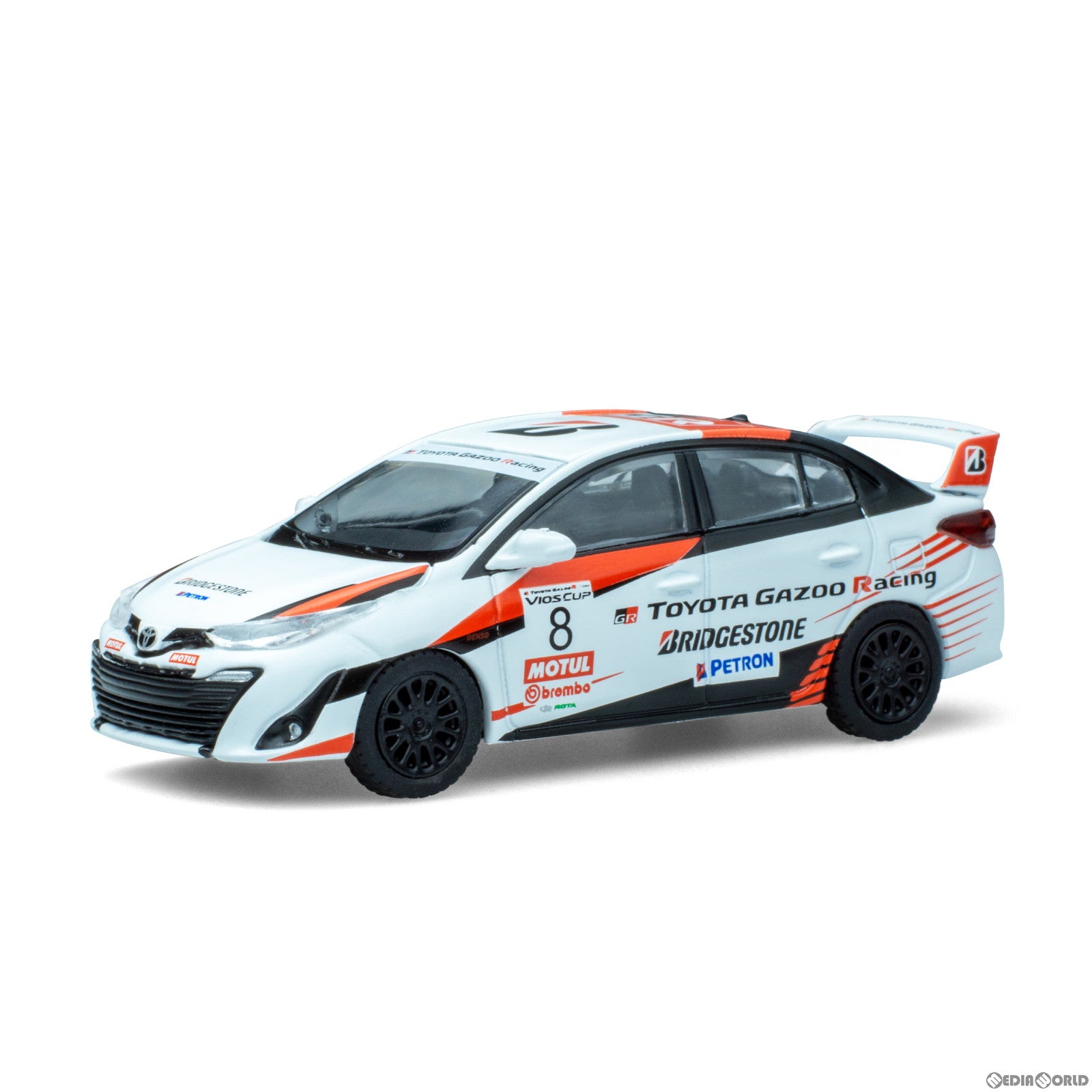 【新品即納】[MDL] 1/64 TOYOTA GR VIOS CUP 完成品 ミニカー(PR64-TVIO-21CP) POP RACE(ポップレース) (20230610)