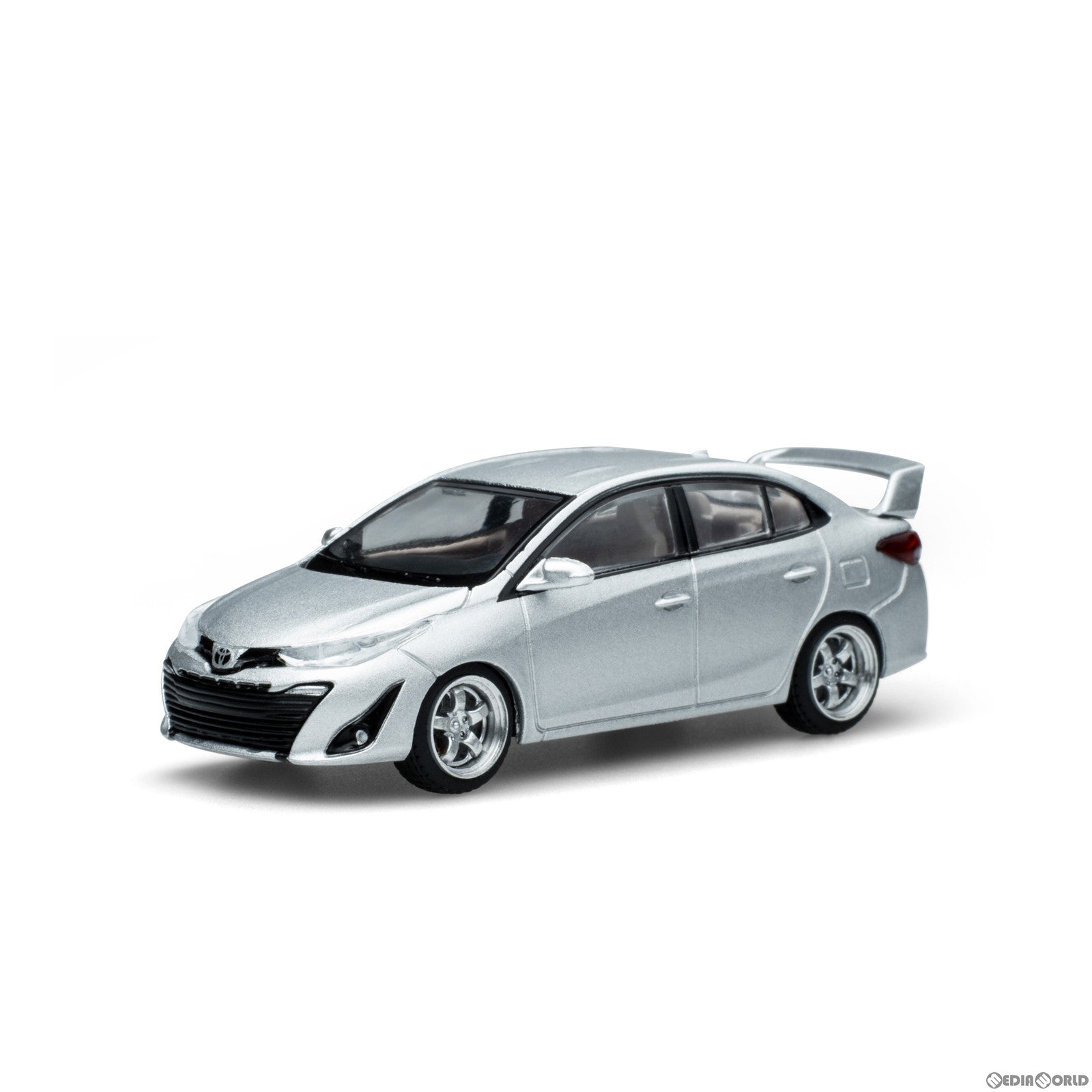 【新品即納】[MDL] 1/64 TOYOTA GR VIOS SILVER 完成品 ミニカー(PR64-TVIO-19SL) POP RACE(ポップレース) (20230610)