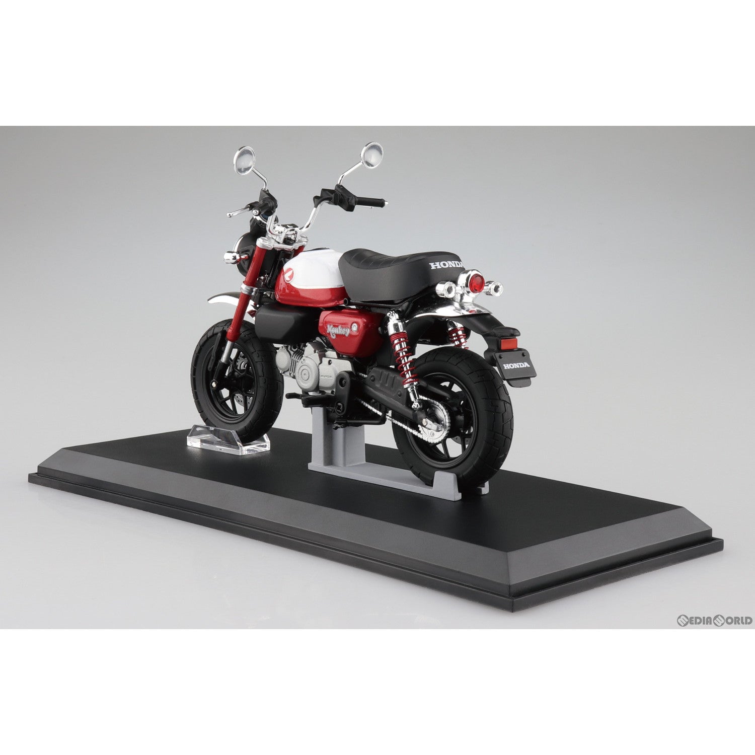 【新品即納】[MDL] 1/12 完成品バイクシリーズ Honda Monkey125 '22 パールネビュラレッド ミニカー(111208) スカイネット(アオシマ) (20230701)