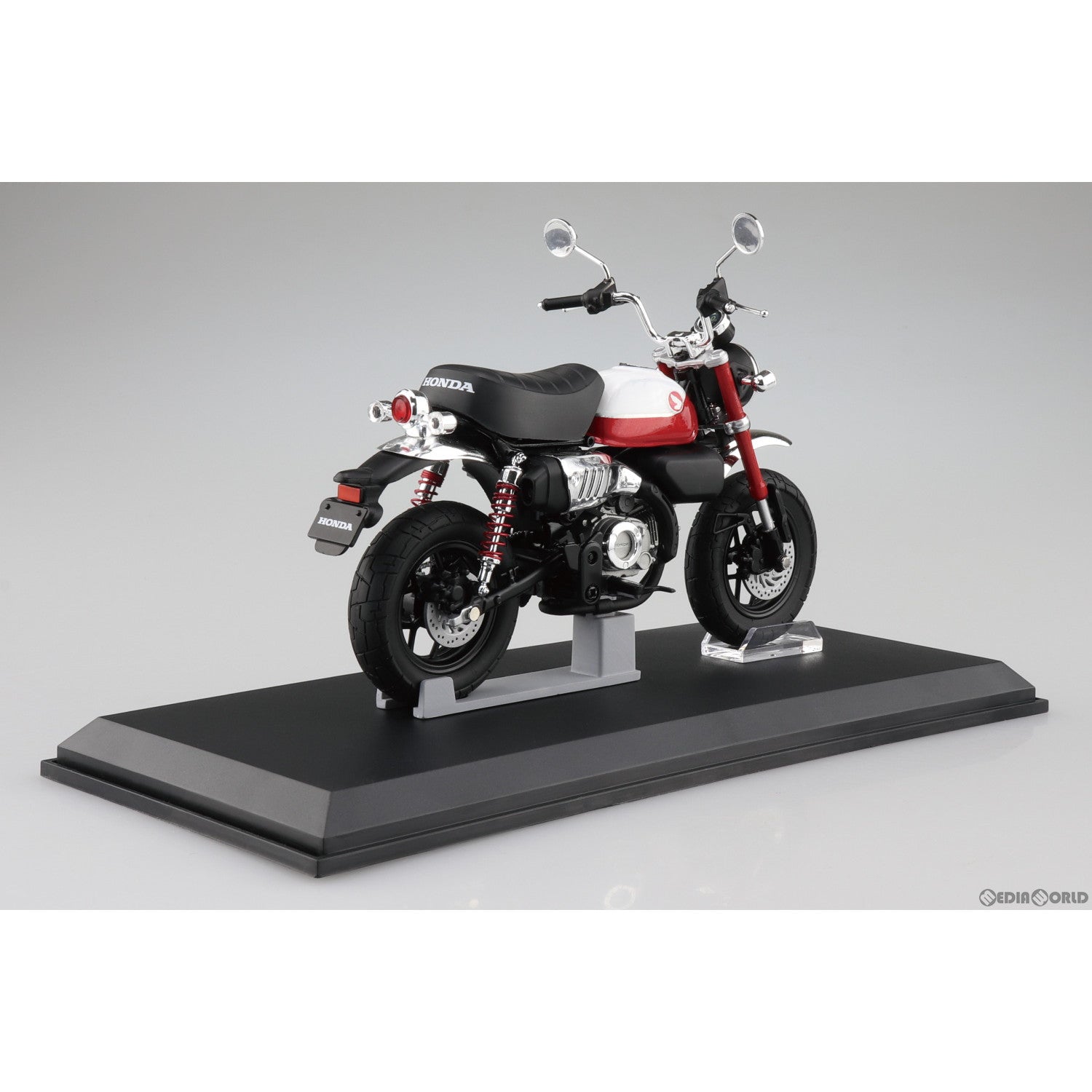 【新品即納】[MDL] 1/12 完成品バイクシリーズ Honda Monkey125 '22 パールネビュラレッド ミニカー(111208) スカイネット(アオシマ) (20230701)