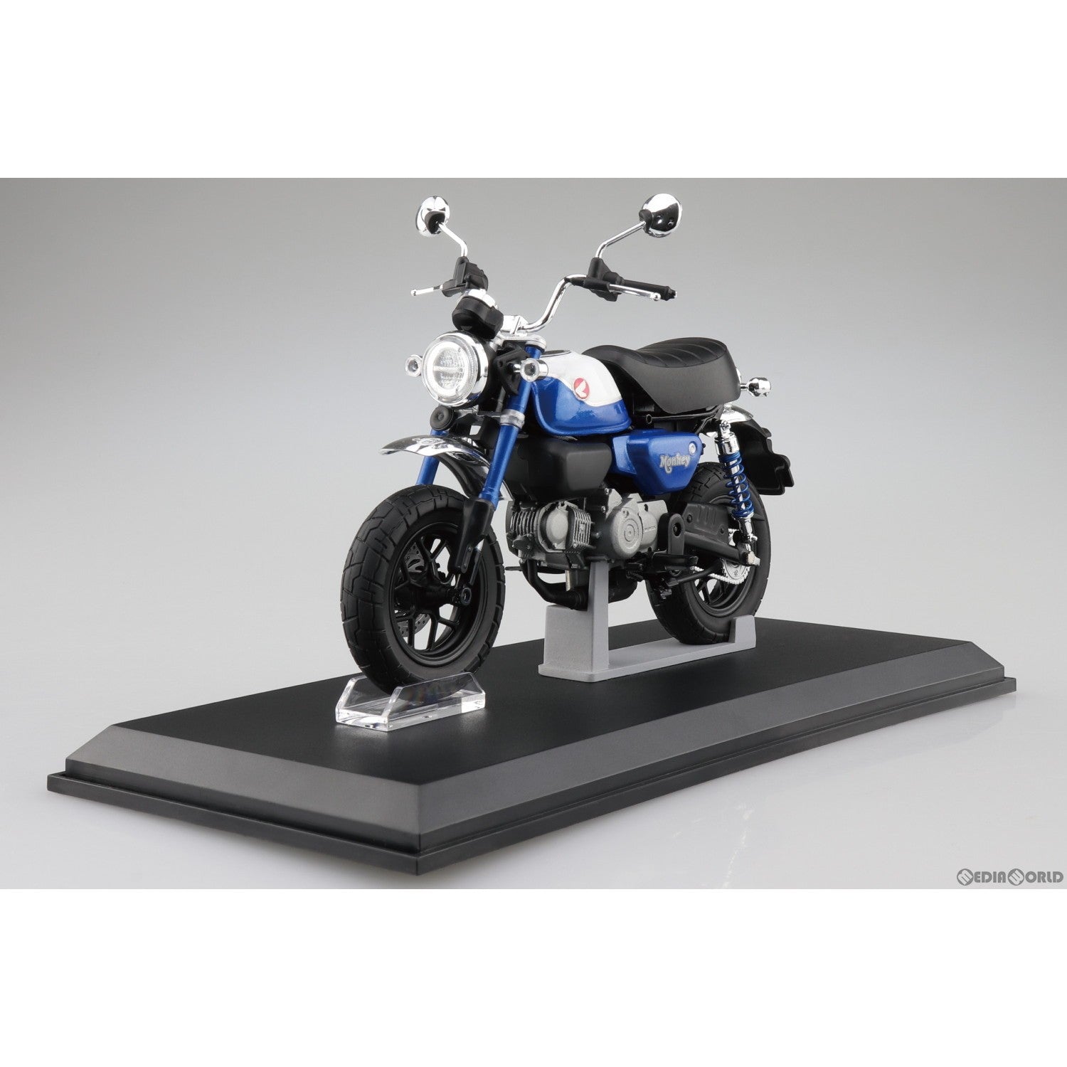 【新品】【お取り寄せ】[MDL] 1/12 完成品バイクシリーズ Honda Monkey125 '22 パールグリッターリングブルー ミニカー(111215) スカイネット(アオシマ)(20230701)
