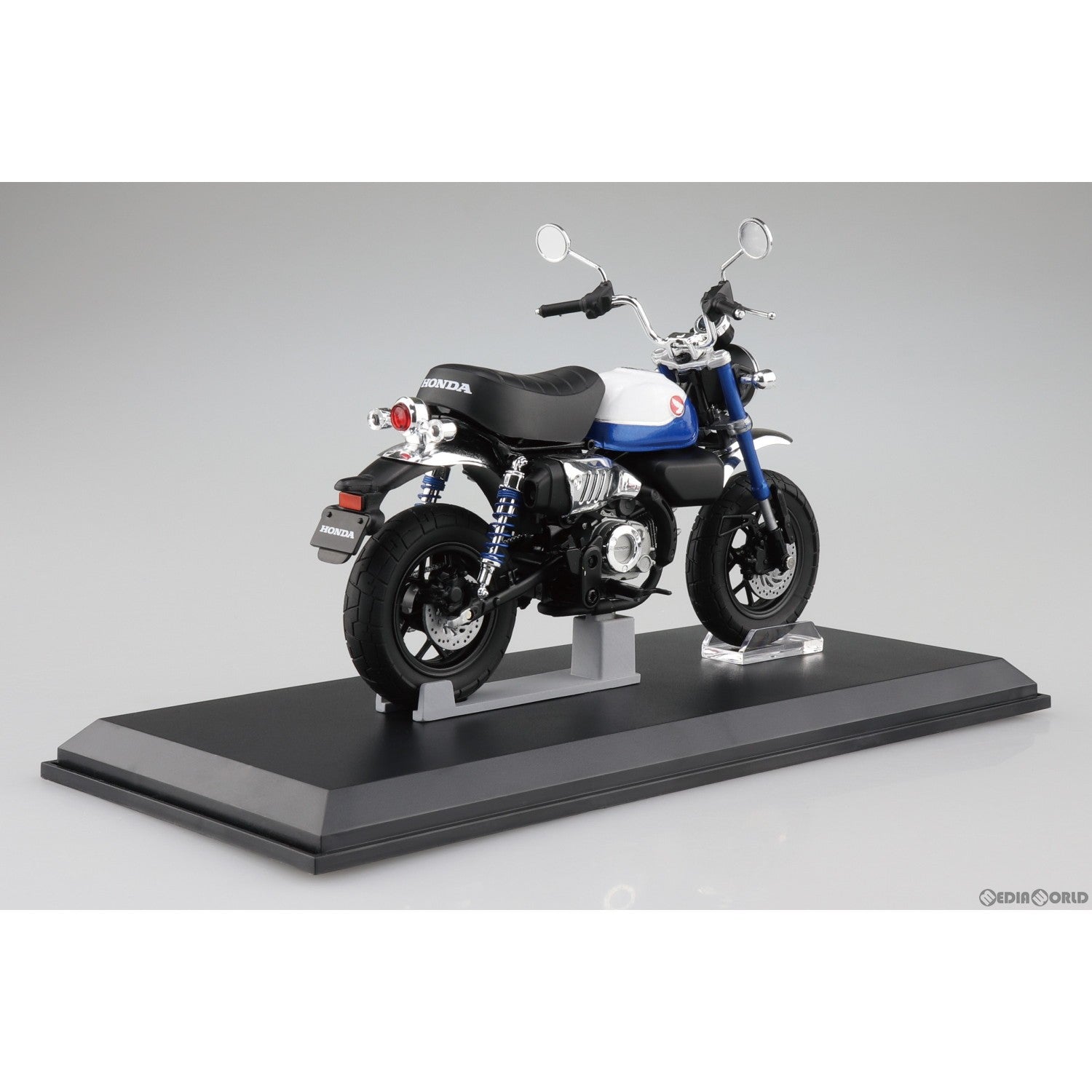 【新品】【お取り寄せ】[MDL] 1/12 完成品バイクシリーズ Honda Monkey125 '22 パールグリッターリングブルー ミニカー(111215) スカイネット(アオシマ)(20230701)
