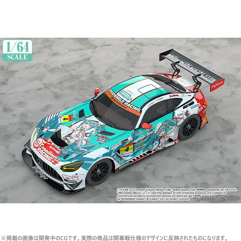 【新品即納】[MDL] 1/64 グッドスマイル 初音ミク AMG 2023 開幕戦Ver. 初音ミク GTプロジェクト 完成品 ミニカー グッドスマイルレーシング(20231219)