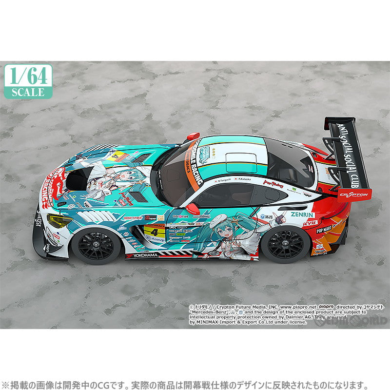 【新品即納】[MDL] 1/64 グッドスマイル 初音ミク AMG 2023 開幕戦Ver. 初音ミク GTプロジェクト 完成品 ミニカー グッドスマイルレーシング(20231219)