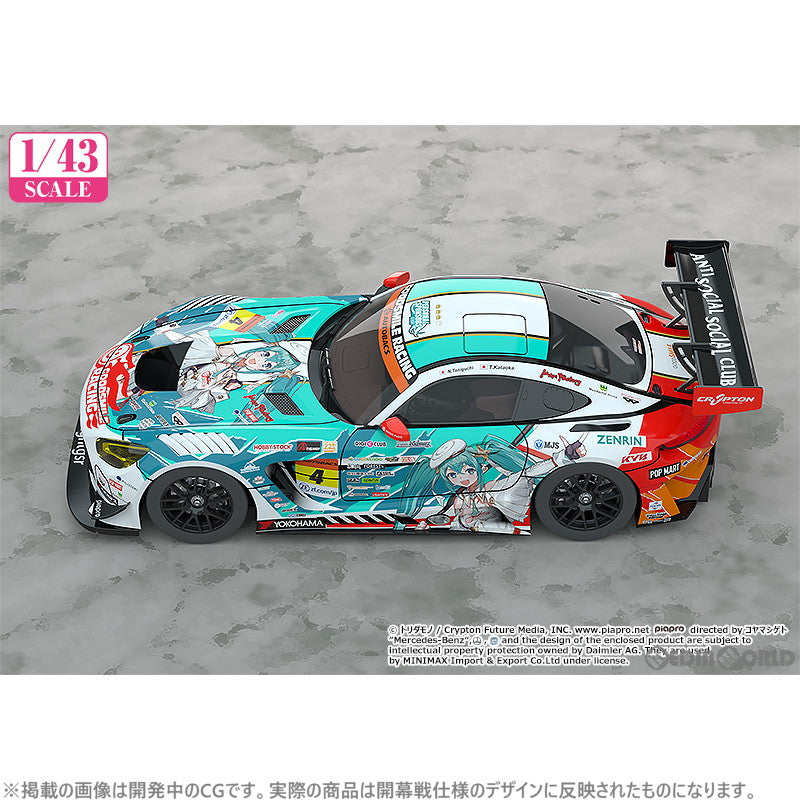 【新品即納】[MDL] 1/43 グッドスマイル 初音ミク AMG 2023 開幕戦Ver. 初音ミク GTプロジェクト 完成品 ミニカー グッドスマイルレーシング(20231219)
