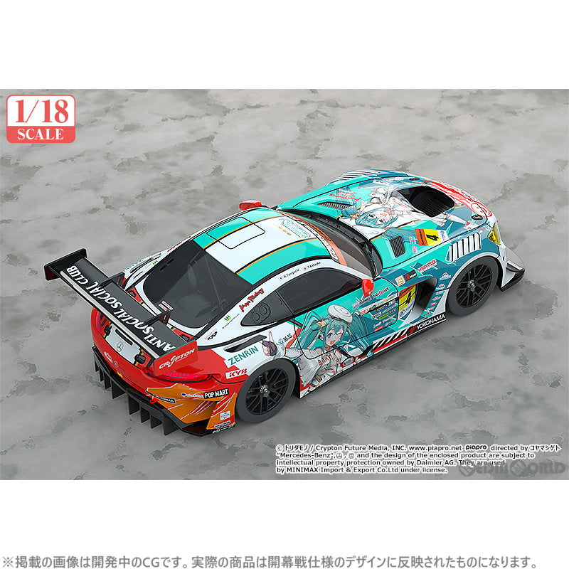 【新品即納】[MDL] 1/18 グッドスマイル 初音ミク AMG 2023 開幕戦Ver. 初音ミク GTプロジェクト 完成品 ミニカー グッドスマイルレーシング(20240120)