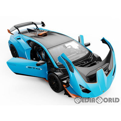 【新品即納】[MDL] 1/18 ランボルギーニ ウラカン STO ブルー 完成品 ミニカー 童友社(20231020)
