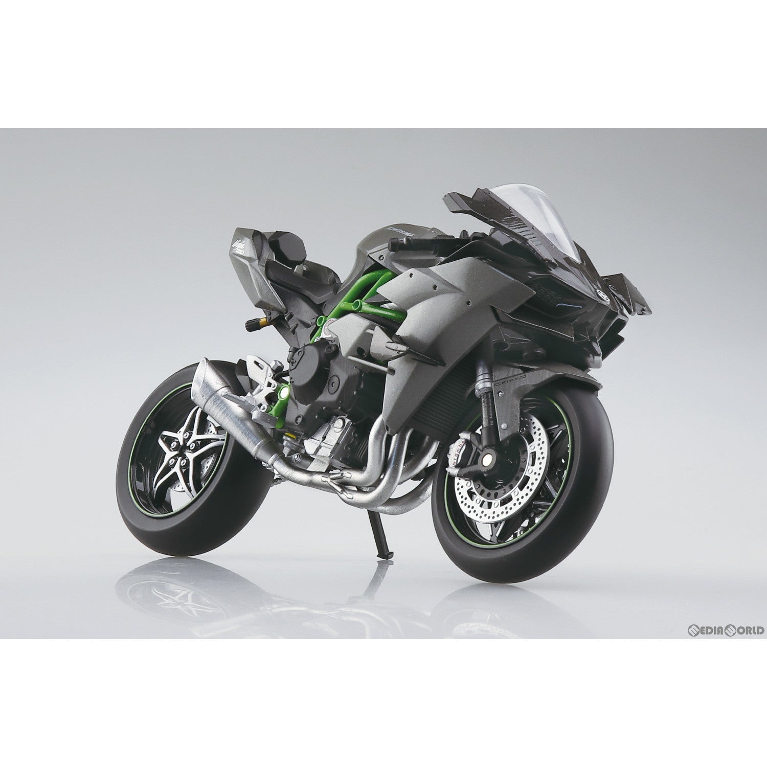 【新品即納】[MDL] 1/12 完成品バイクシリーズ KAWASAKI Ninja H2R '19 ミニカー(111246) スカイネット(アオシマ) (20231102)