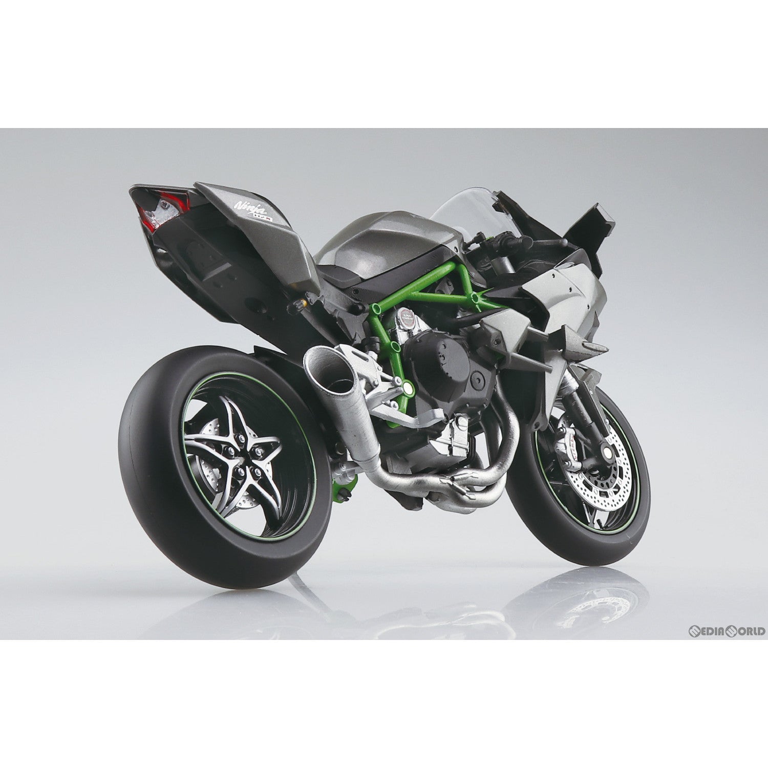 【新品即納】[MDL] 1/12 完成品バイクシリーズ KAWASAKI Ninja H2R '19 ミニカー(111246) スカイネット(アオシマ) (20231102)