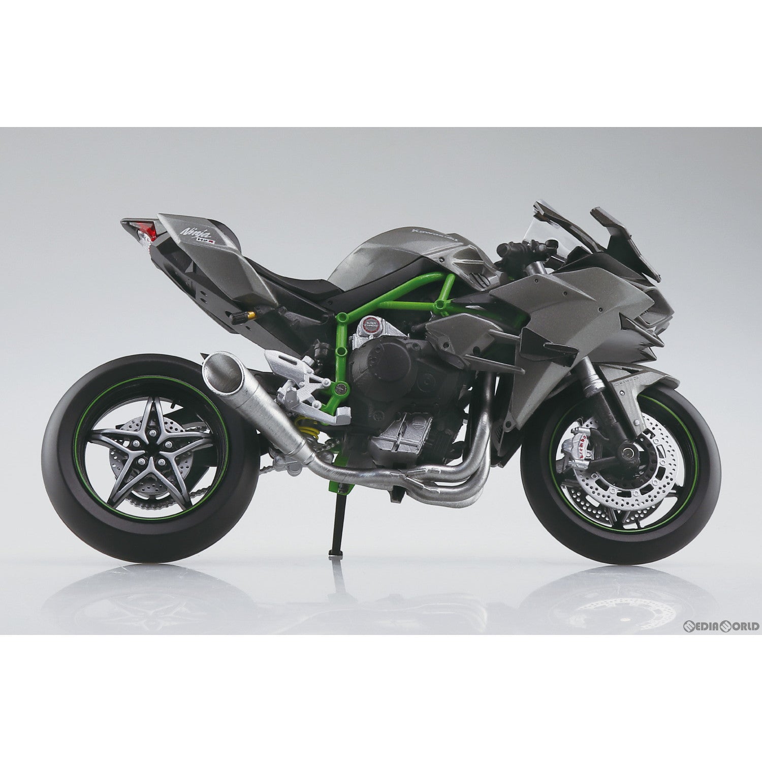 【新品即納】[MDL] 1/12 完成品バイクシリーズ KAWASAKI Ninja H2R '19 ミニカー(111246) スカイネット(アオシマ) (20231102)