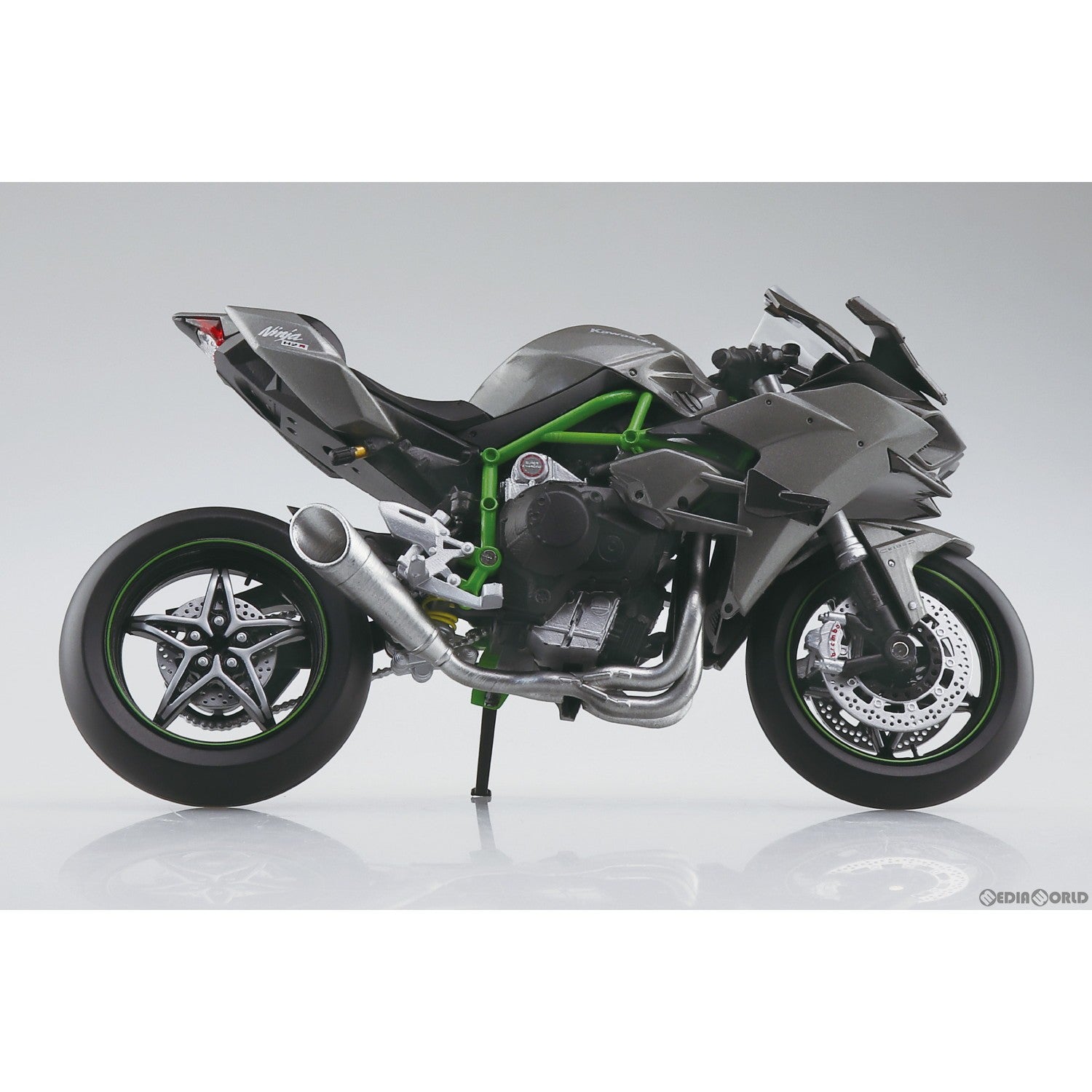 【新品】【お取り寄せ】[MDL] 1/12 完成品バイクシリーズ KAWASAKI Ninja H2R '19 ミニカー(111246) スカイネット(アオシマ)(20231102)