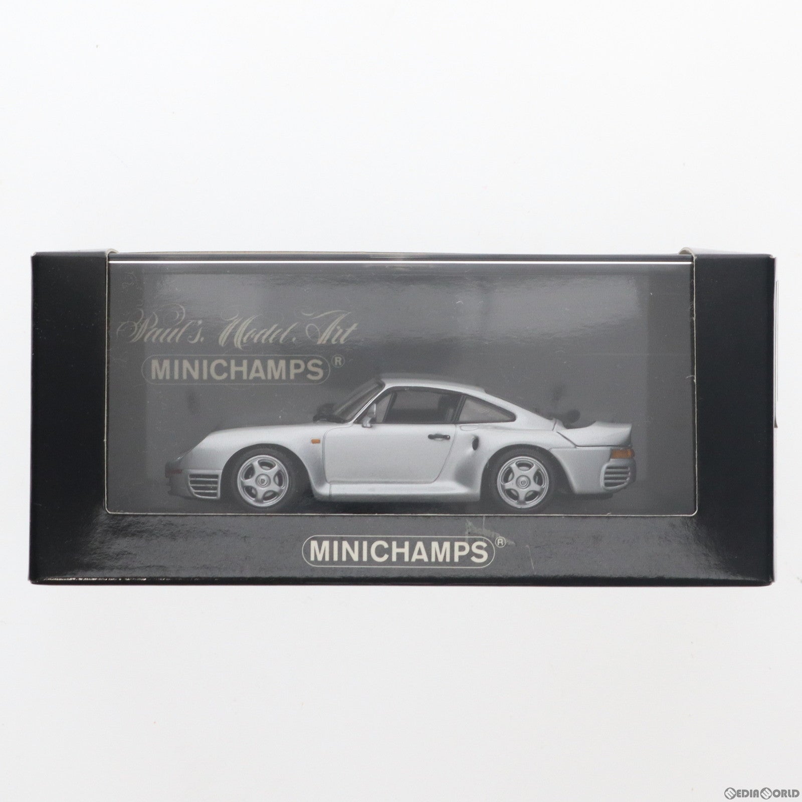 【中古即納】[MDL] 1/43 Porche(ポルシェ) 959 1987 Silber metallic(シルバーメタリック) 完成品 ミニカー(400062520) MINICHAMPS(ミニチャンプス)(19991231)