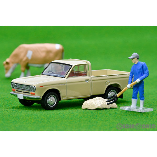 【新品即納】[MDL] トミカリミテッドヴィンテージ LV-195d ダットサン 1300 トラック(薄茶) フィギュア付 1/64 完成品 ミニカー(318361) TOMYTEC(トミーテック) (20231111)