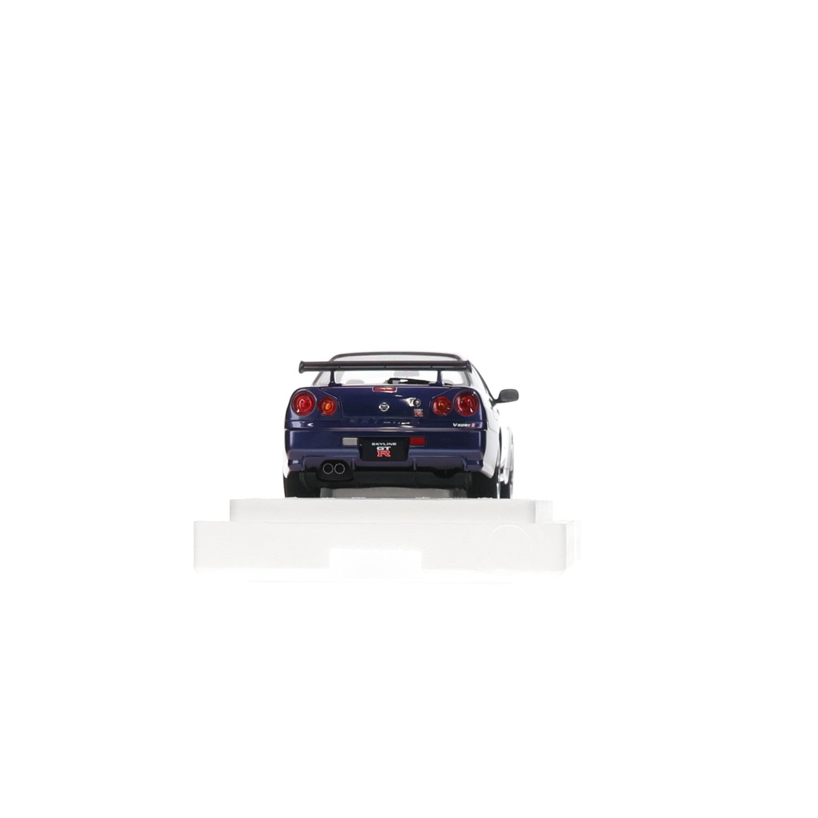 【中古即納】[MDL] オートアート・コンポジットモデルシリーズ 1/18 日産 スカイライン GT-R(R34) Vスペック II BBS LM ホイール・バージョン(ミッドナイトパープルIII) 完成品 ミニカー(77403) AUTOart(オートアート)(20220930)