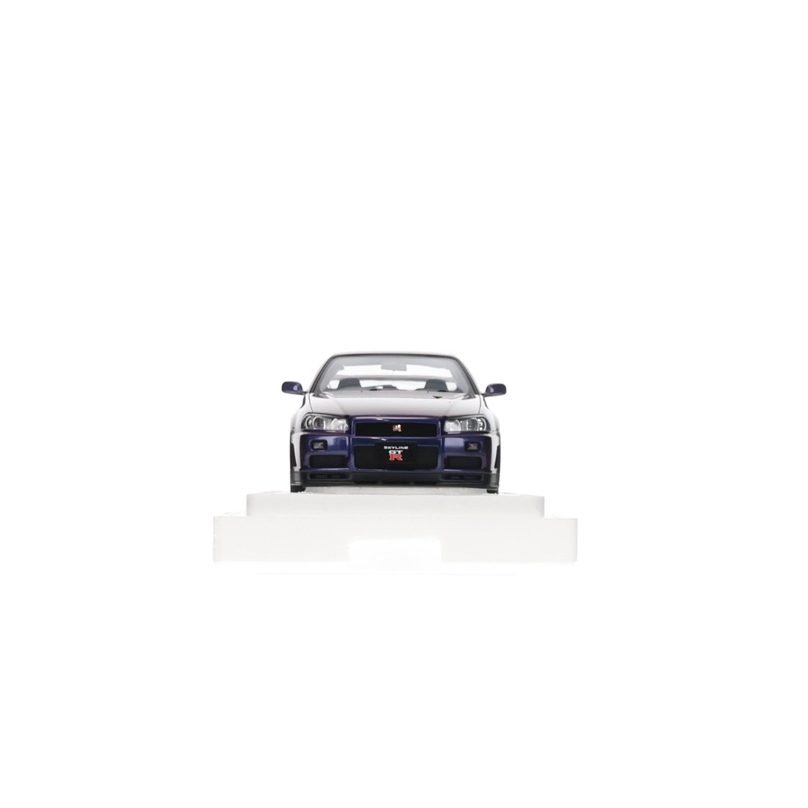 【中古即納】[MDL] オートアート・コンポジットモデルシリーズ 1/18 日産 スカイライン GT-R(R34) Vスペック II BBS LM ホイール・バージョン(ミッドナイトパープルIII) 完成品 ミニカー(77403) AUTOart(オートアート)(20220930)