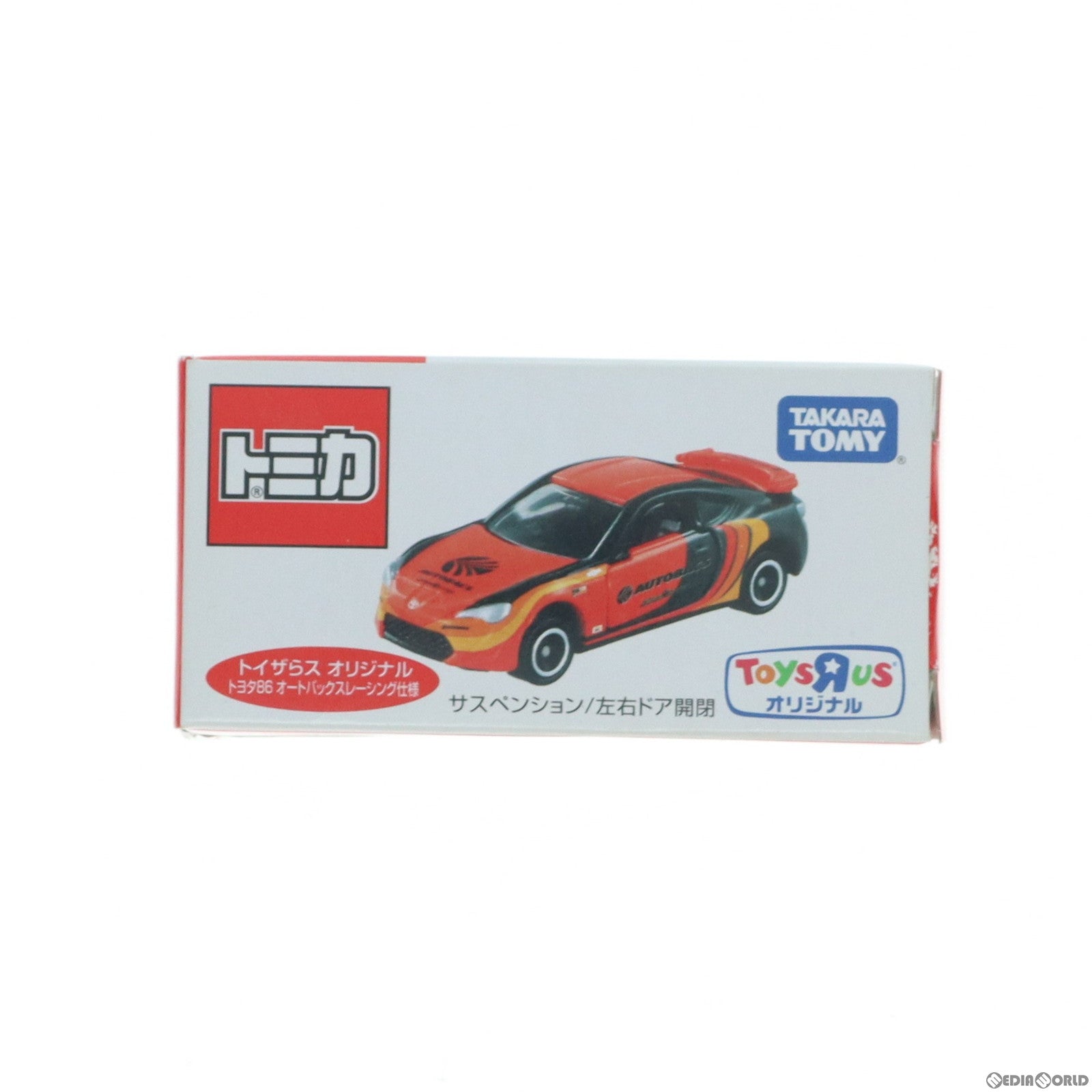 【中古即納】[MDL] トミカ 1/60 トヨタ 86 オートバックスレーシング仕様(オレンジ×ブラック) トイザらス オリジナル 完成品 ミニカー タカラトミー(20101231)