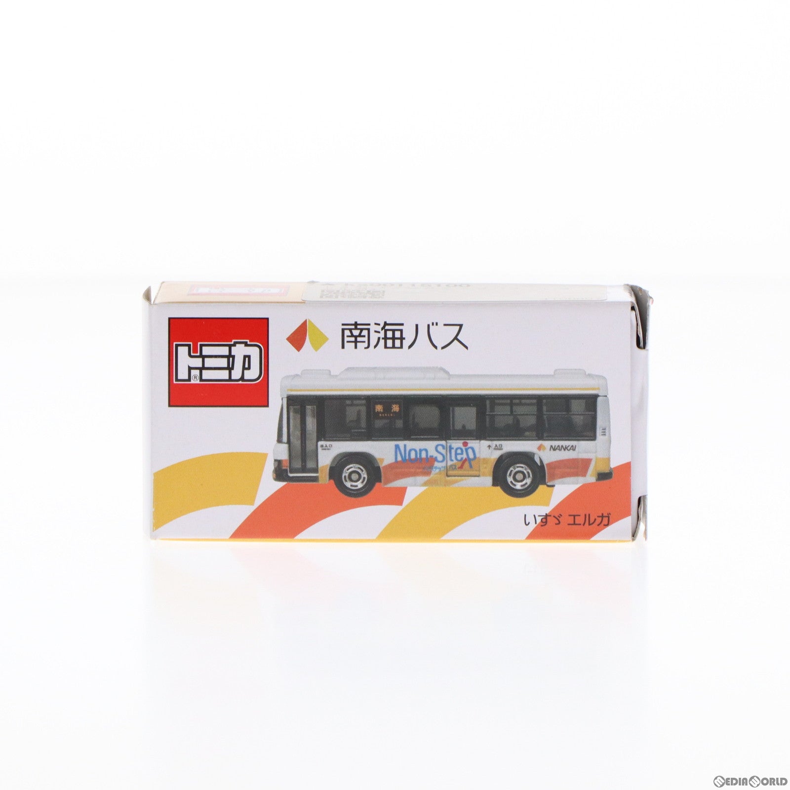 【中古即納】[MDL] トミカ 1/136 いすず エルガ 南海バス(ホワイト×オレンジ×イエロー) 完成品 ミニカー タカラトミー(19991231)
