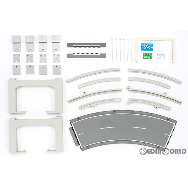 【新品即納】[MDL] トミカラマ ヴィンテージ 11a 1/64 高速道路(カーブA) 完成品 ミニカー用ストラクチャー(328025) TOMYTEC(トミーテック) (20240210)