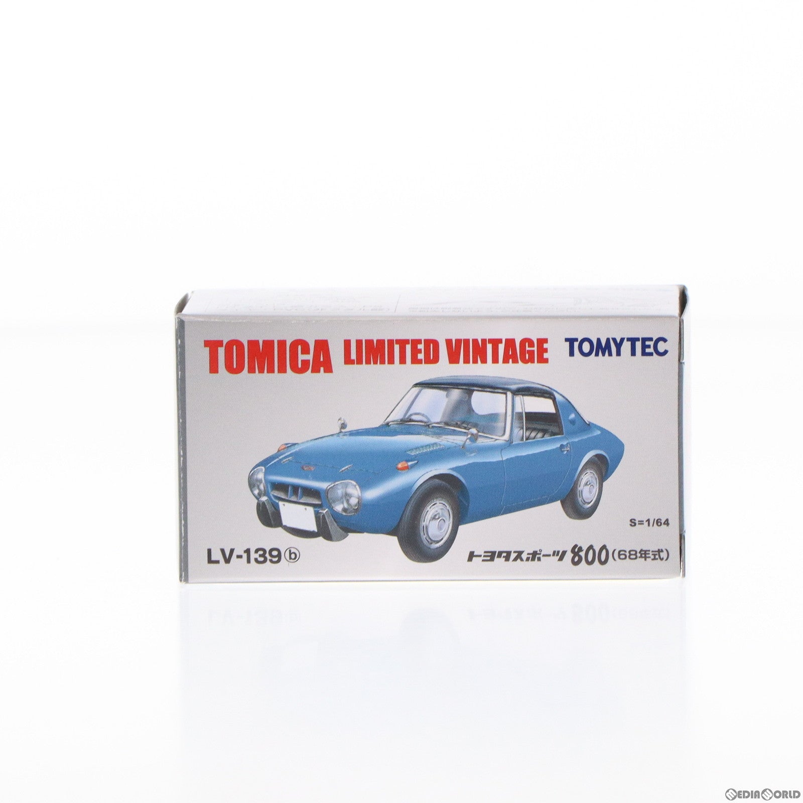 【中古即納】[MDL] トミカリミテッドヴィンテージ 1/64 TLV-139b トヨタスポーツ800(ブルー) 完成品 ミニカー(273806) TOMYTEC(トミーテック)(20140208)