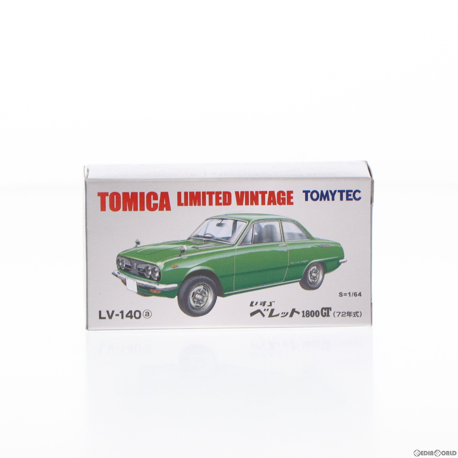 【中古即納】[MDL] トミカリミテッドヴィンテージ 1/64 TLV-140a いすず ベレット 1800GT 72年式(グリーン) 完成品 ミニカー(272175) TOMYTEC(トミーテック)(20140308)