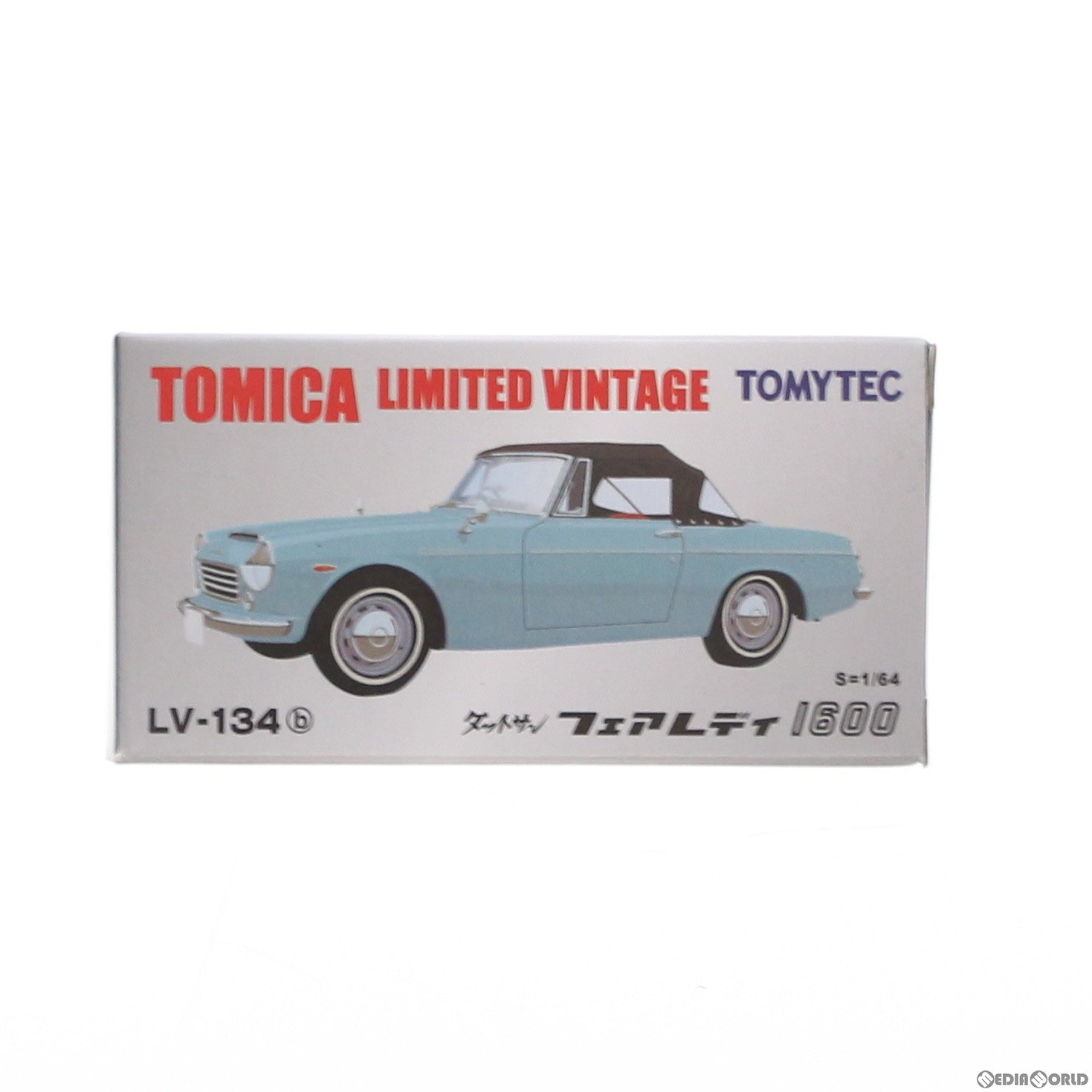 【中古即納】[MDL] トミカリミテッドヴィンテージ 1/64 TLV-134b ダットサン フェアレディ1600(ライトブルー) 完成品 ミニカー(271185) TOMYTEC(トミーテック)(20130713)