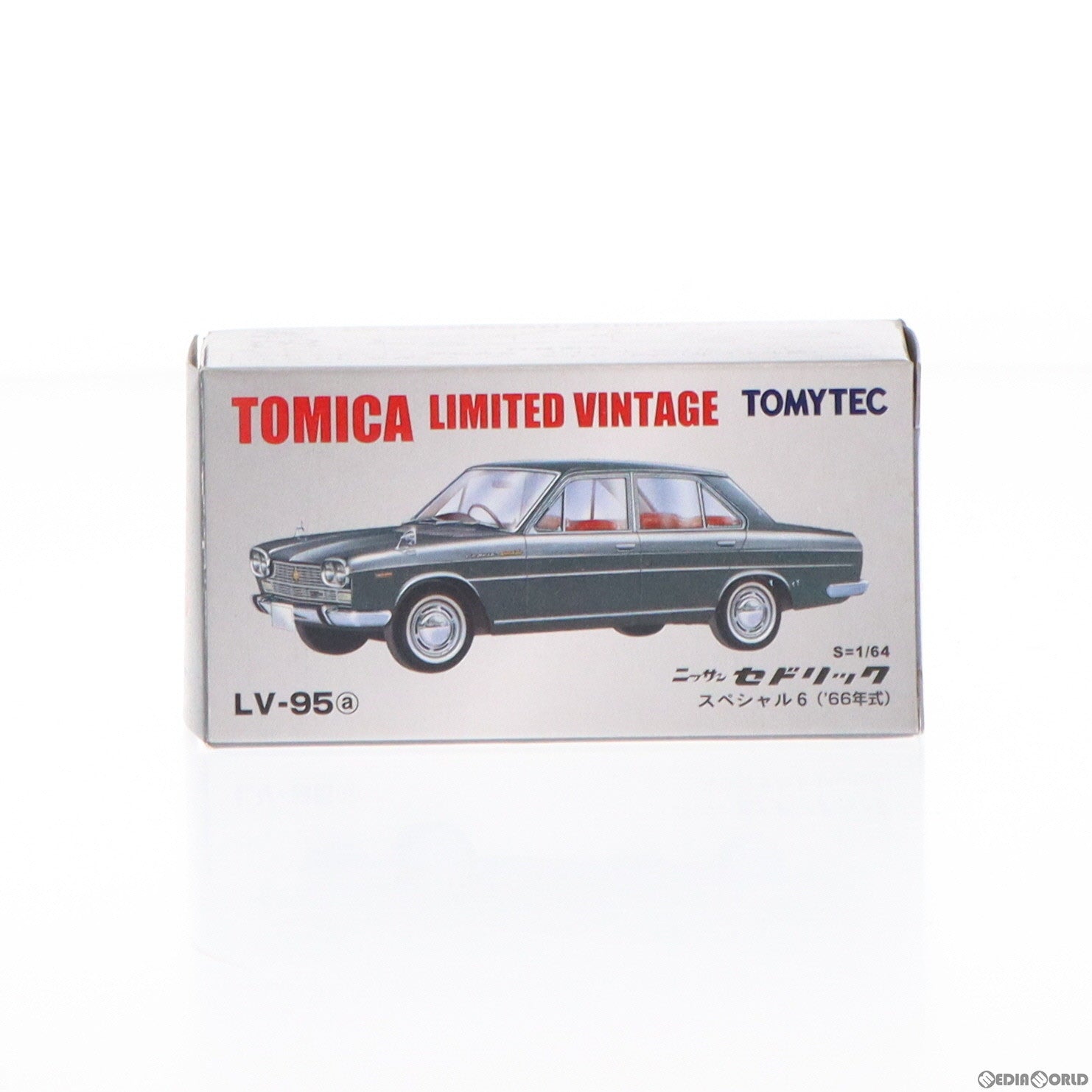 【中古即納】[MDL] トミカリミテッドヴィンテージ 1/64 TLV-95a ニッサン セドリック スペシャル6 66年式(グレー) 完成品 ミニカー(225157) TOMYTEC(トミーテック)(20100930)