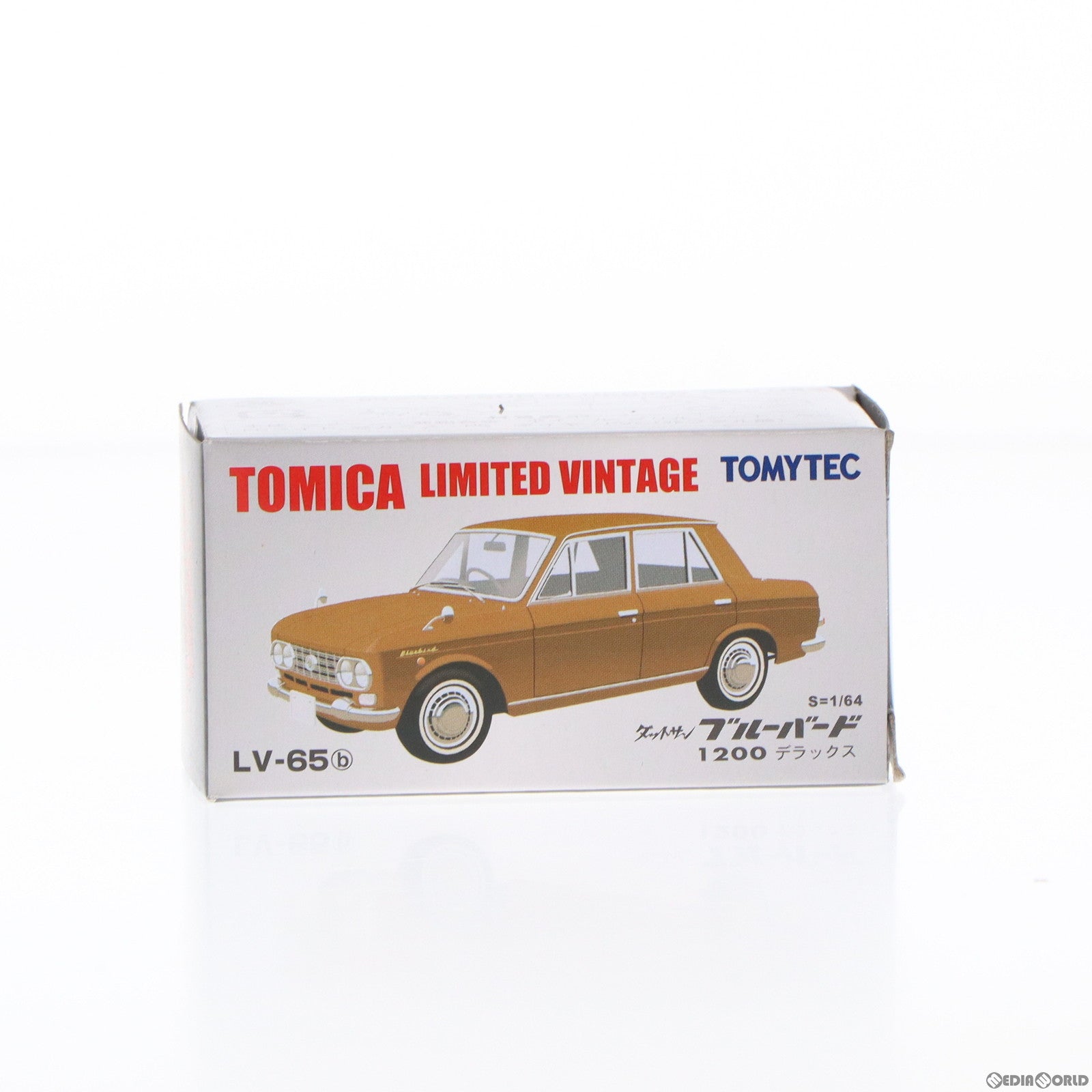 【中古即納】[MDL] トミカリミテッドヴィンテージ 1/64 TLV-65b ダットサン ブルーバード 1200 デラックス(ブラウン) 完成品 ミニカー(217169) TOMYTEC(トミーテック)(20081130)