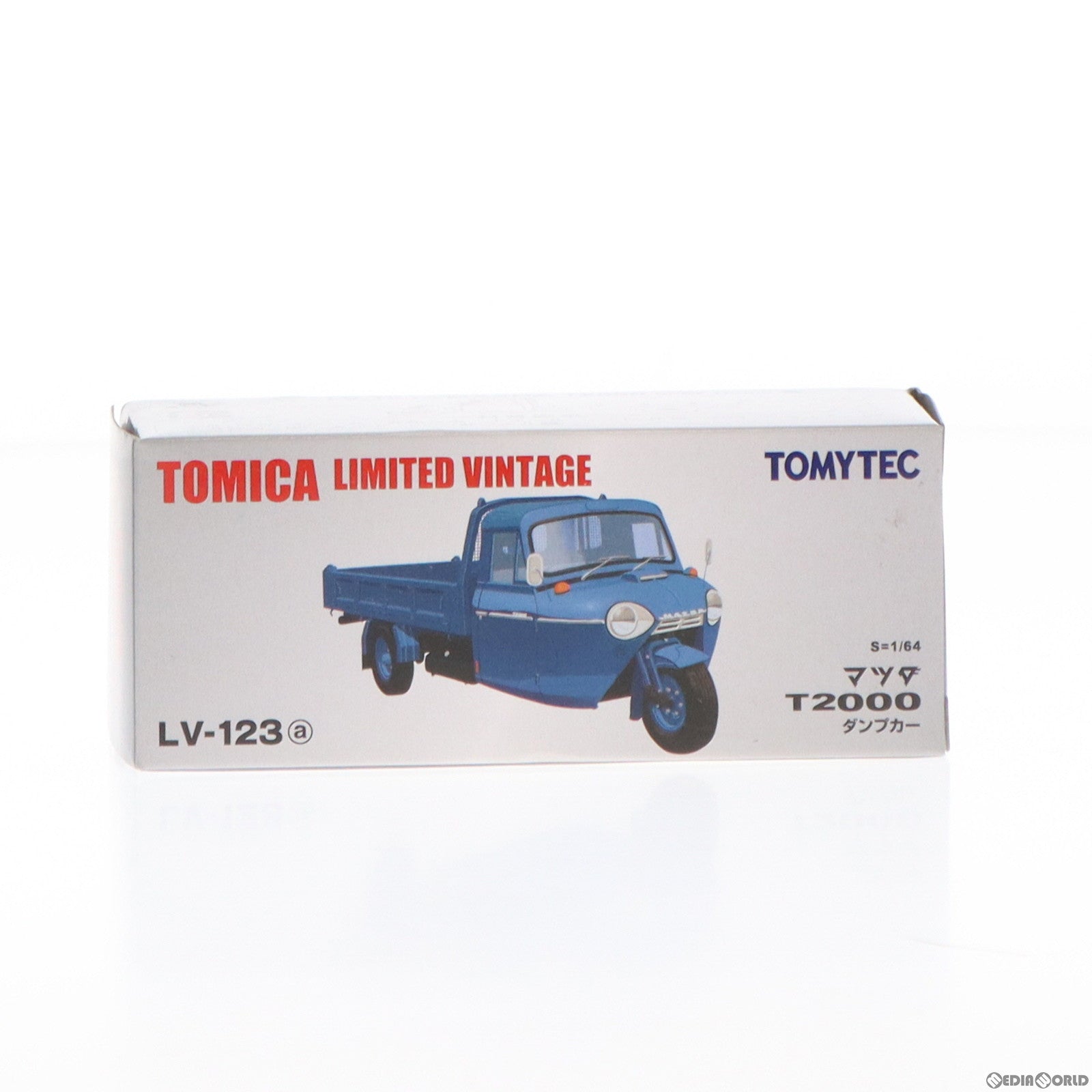 【中古即納】[MDL] トミカリミテッドヴィンテージ NEO 1/64 TLV-123a マツダ T2000 ダンプカー(青) 完成品 ミニカー(242857) TOMYTEC(トミーテック)(20120728)