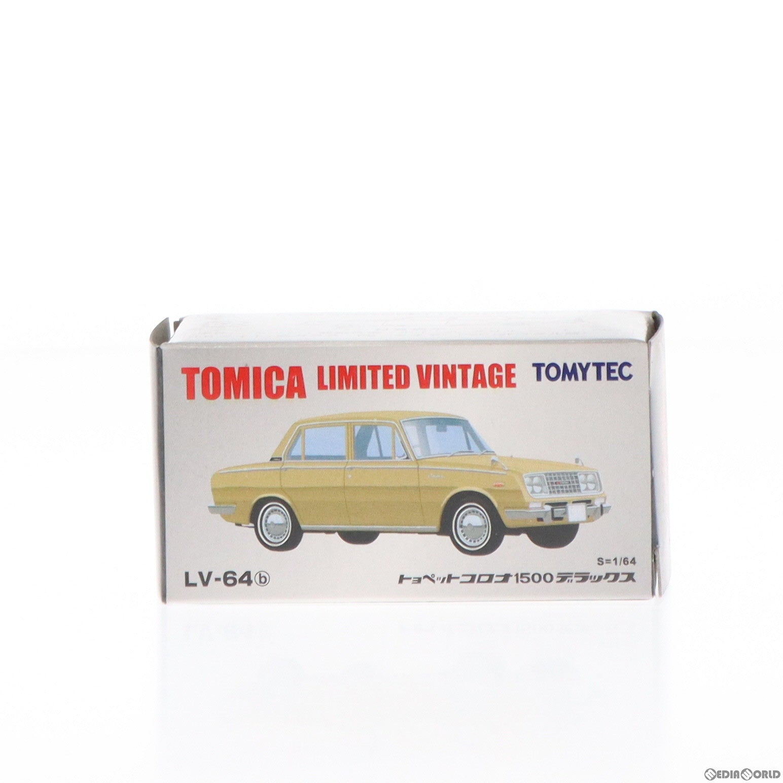 【中古即納】[MDL] トミカリミテッドヴィンテージ 1/64 TLV-64b トヨペット コロナ 1500 デラックス(ベージュ) 完成品 ミニカー(217145) TOMYTEC(トミーテック)(20080831)