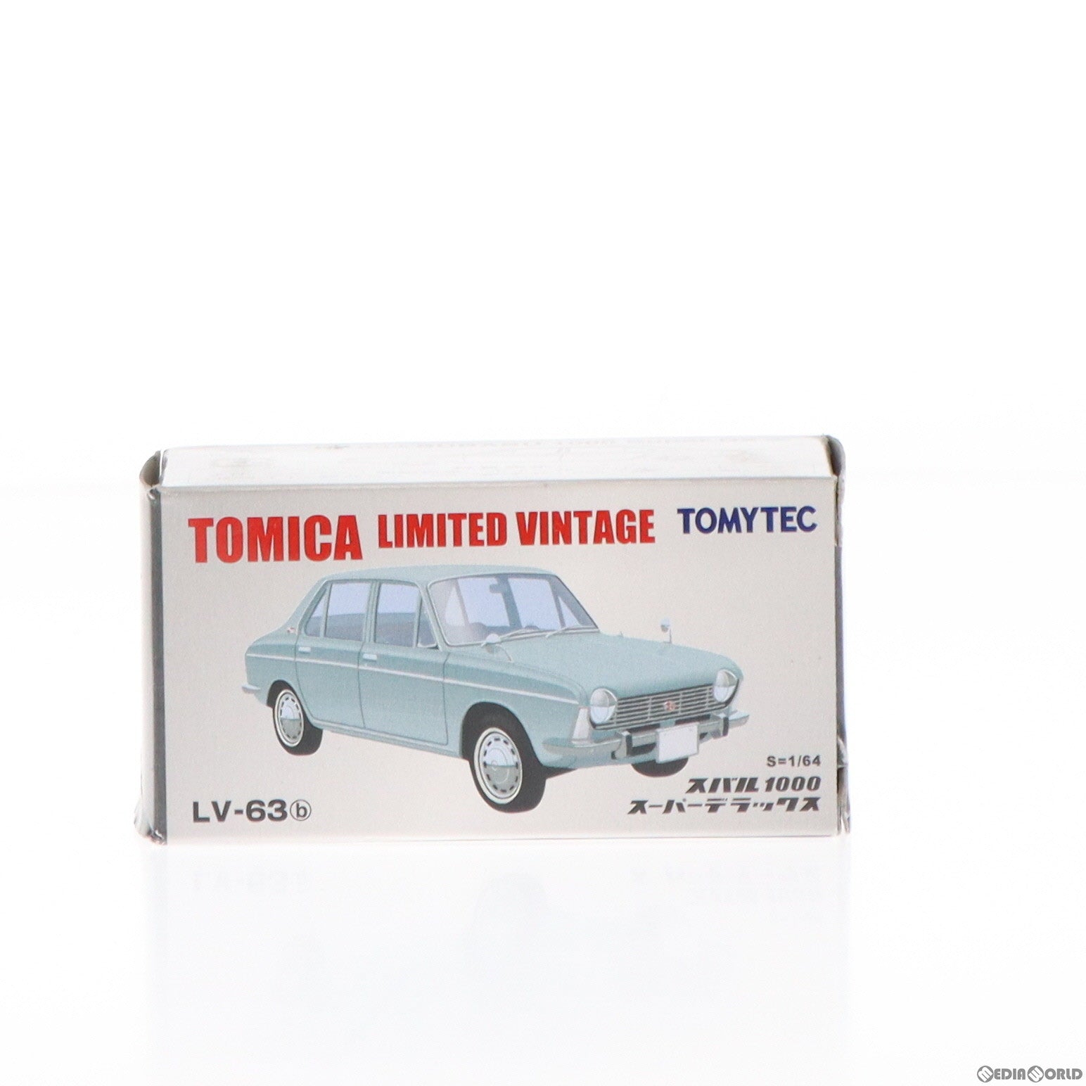 【中古即納】[MDL] トミカリミテッドヴィンテージ 1/64 TLV-63b スバル 1000 スーパーデラックス(グレー) 完成品 ミニカー(217121) TOMYTEC(トミーテック)(20080930)