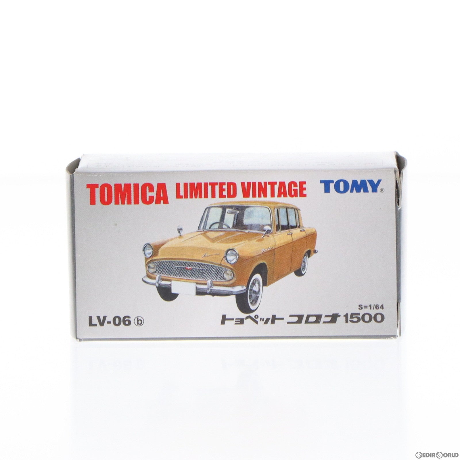 【中古即納】[MDL] トミカリミテッドヴィンテージ 1/64 TLV-06b トヨペットコロナ1500 完成品 ミニカー(ブラウン) 完成品 ミニカー(205548) TOMYTEC(トミーテック)(20040731)