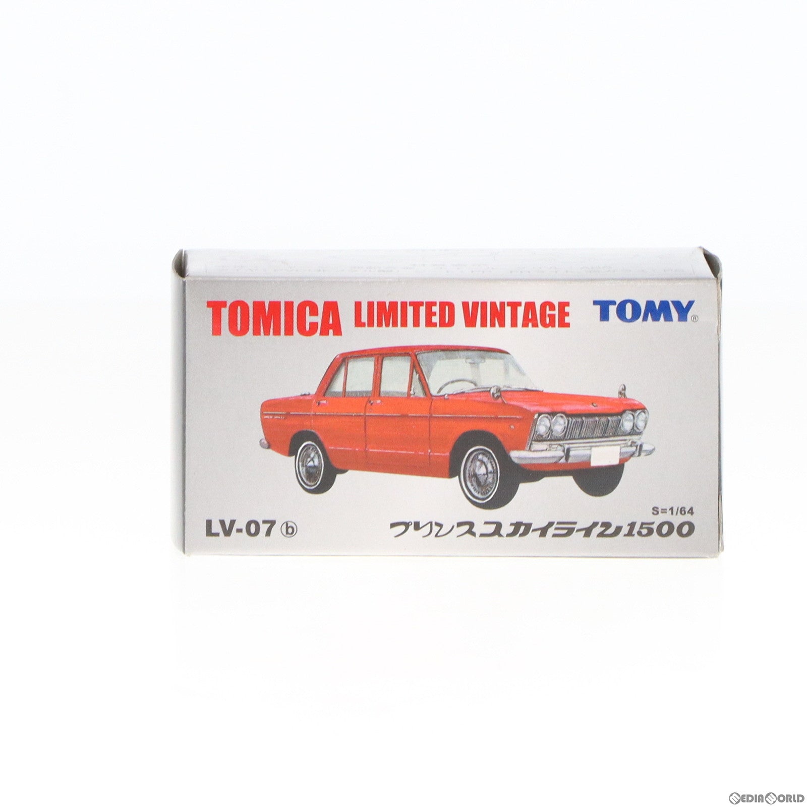 【中古即納】[MDL] トミカリミテッドヴィンテージ 1/64 TLV-07b プリンス スカイライン 1500(レッド) 完成品 ミニカー(205562) TOMYTEC(トミーテック)(20040731)