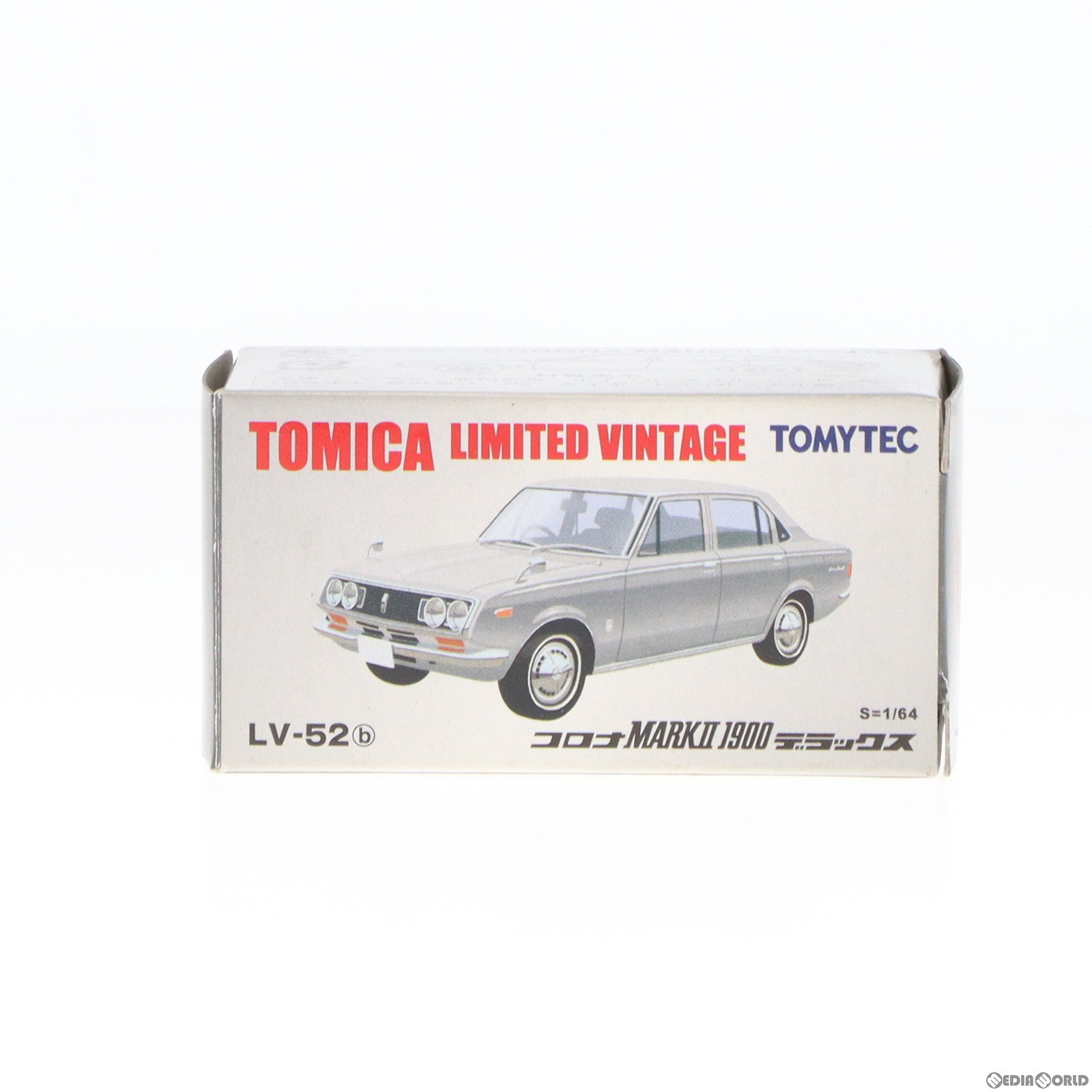 【中古即納】[MDL] トミカリミテッドヴィンテージ 1/64 LV-52b コロナ マークII 1900 デラックス(シルバー) 完成品 ミニカー(213451) TOMYTEC(トミーテック)(20101231)