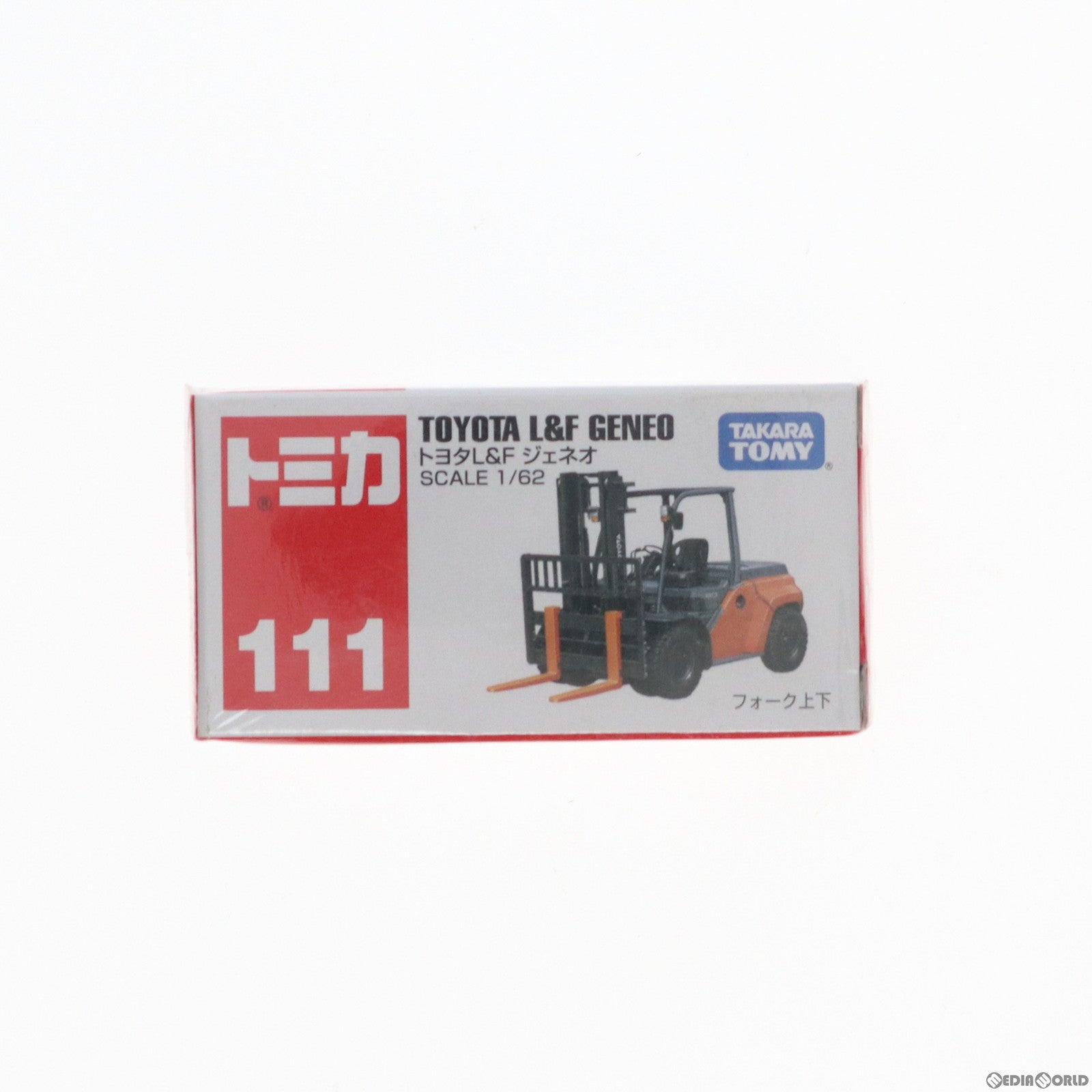 【中古即納】[MDL] トミカ No.111 トヨタ ジェネオ(オレンジ×グレー) 完成品 ミニカー タカラトミー(20161015)