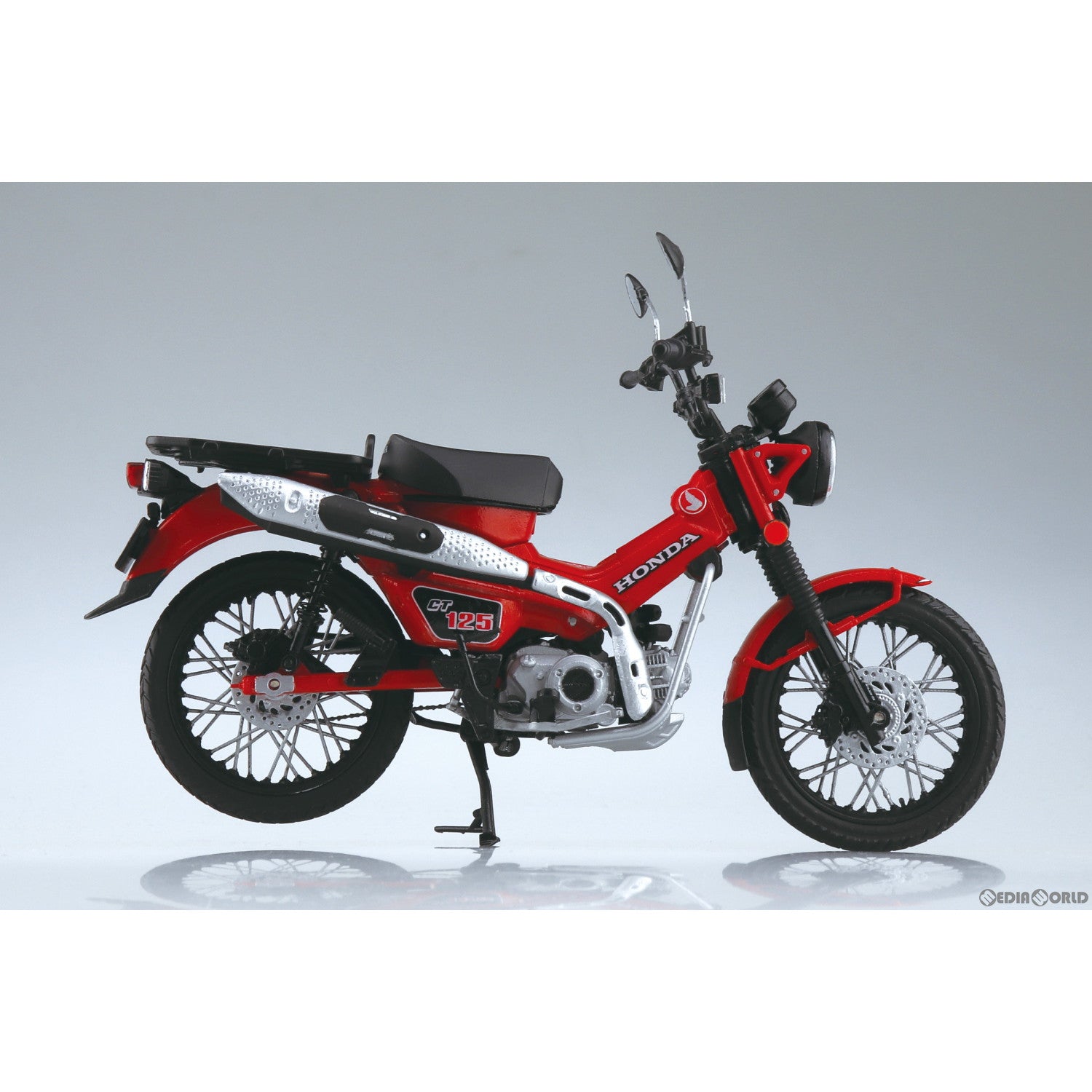 【新品即納】[MDL] 1/12 完成品バイクシリーズ Honda CT125 ハンターカブ グローイングレッド ミニカー(111284) スカイネット(アオシマ) (20240201)