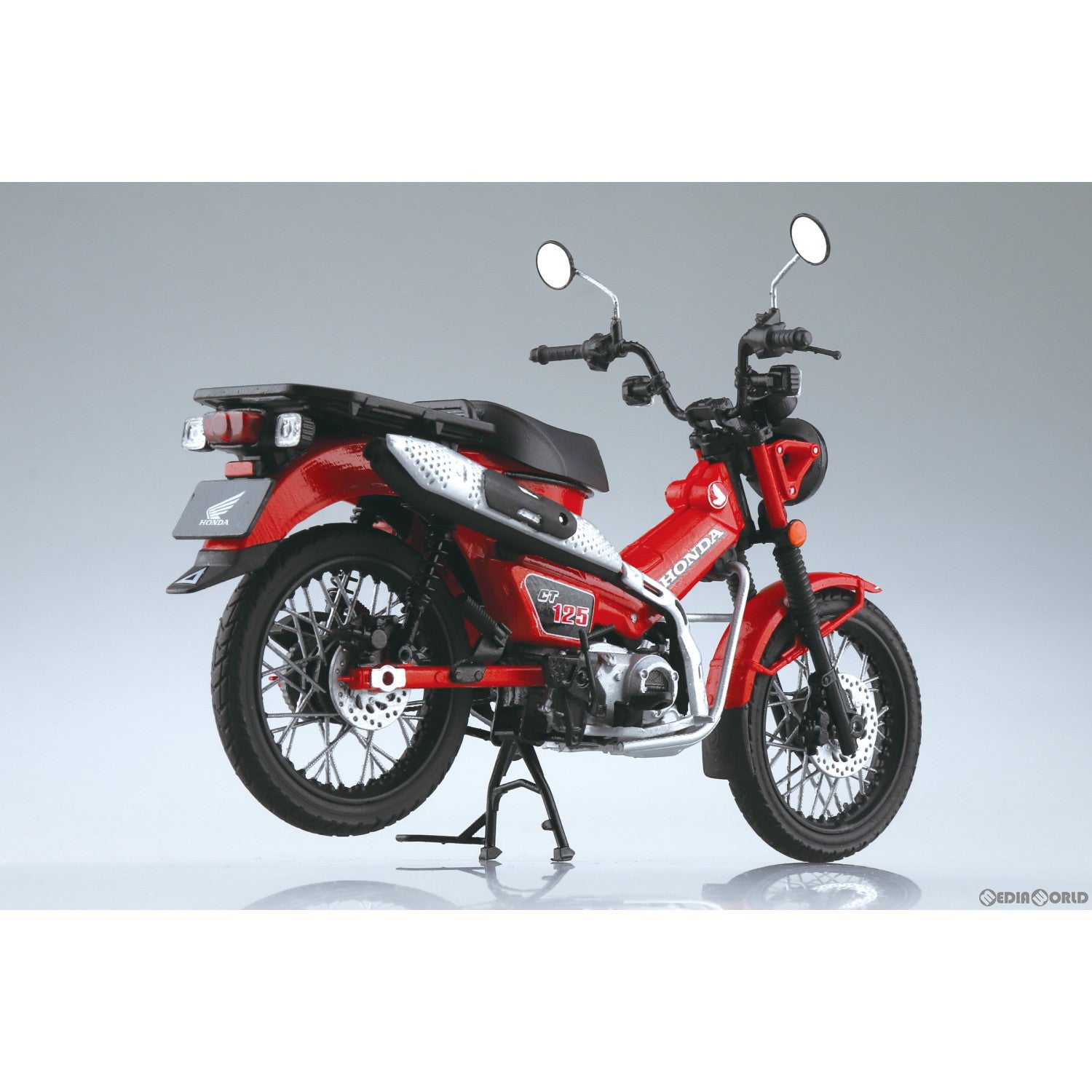 【新品即納】[MDL] 1/12 完成品バイクシリーズ Honda CT125 ハンターカブ グローイングレッド ミニカー(111284) スカイネット(アオシマ) (20240201)