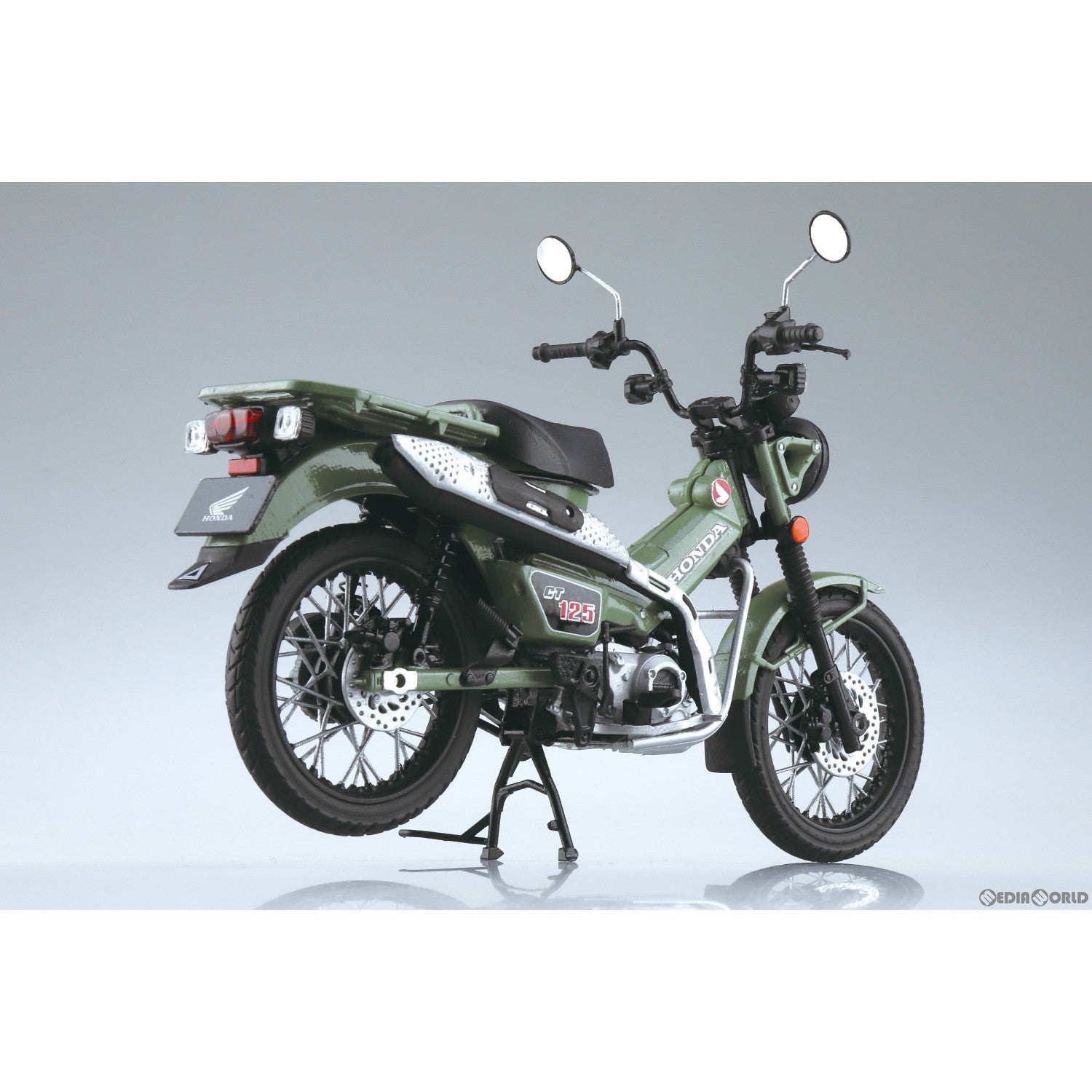 【新品】【お取り寄せ】[MDL] 1/12 完成品バイクシリーズ Honda CT125 ハンターカブ パールオーガニックグリーン ミニカー(111291) スカイネット(アオシマ)(20240201)