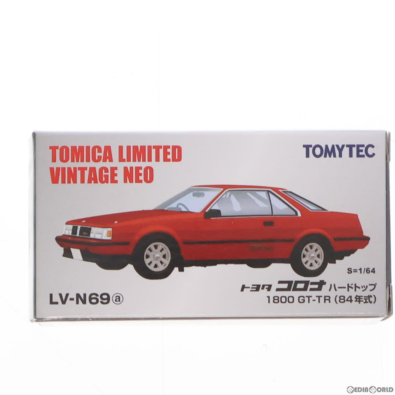 【中古即納】[MDL] トミカリミテッドヴィンテージ NEO 1/64 TLV-N69a コロナ 1800GT-TR(赤) 完成品 ミニカー(243861) TOMYTEC(トミーテック)(20120728)