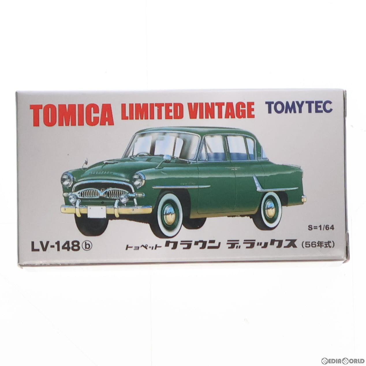 【中古即納】[MDL] トミカリミテッドヴィンテージ 1/64 TLV-148b クラウンデラックス(グリーン) 完成品 ミニカー(274827) TOMYTEC(トミーテック)(20150110)
