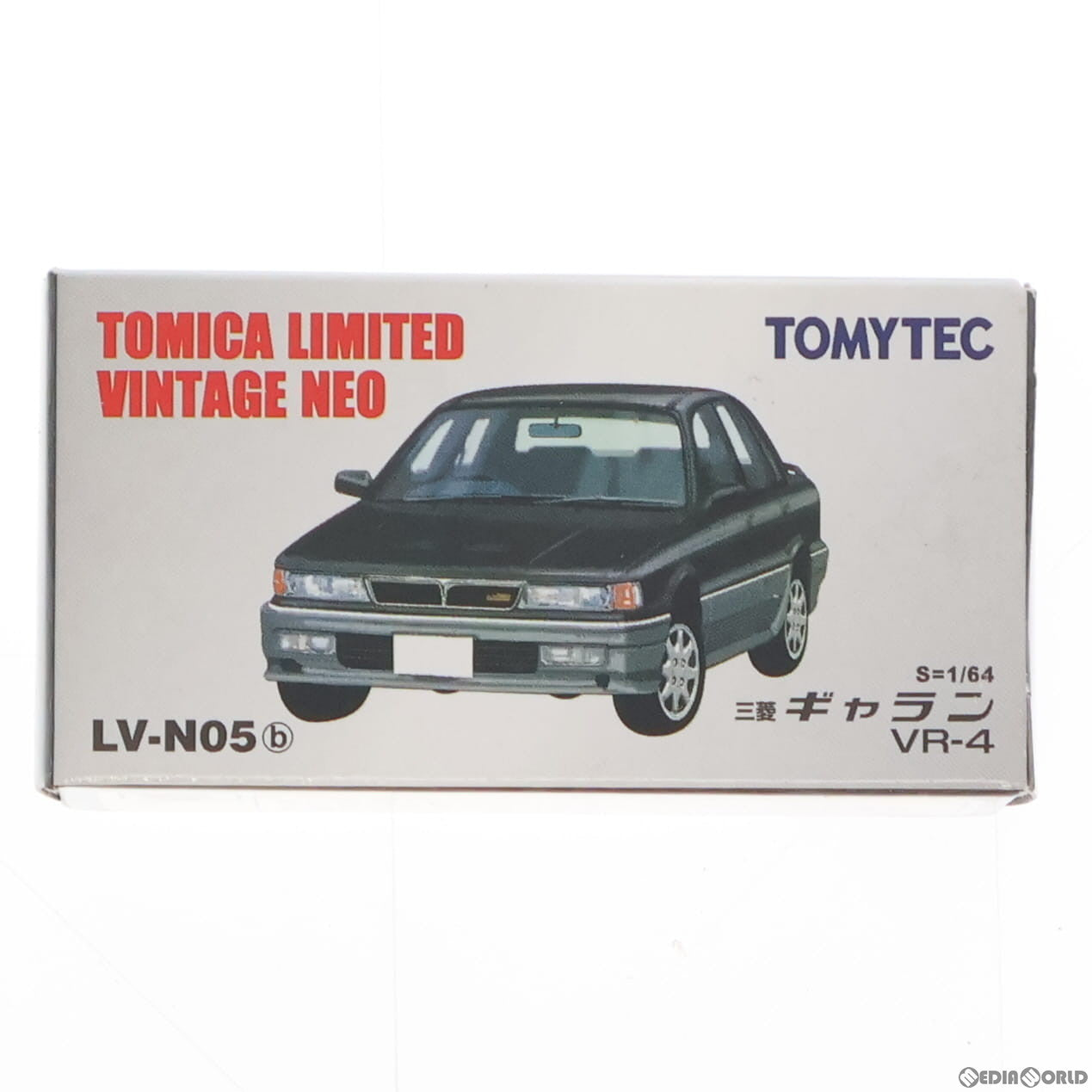 【中古即納】[MDL] トミカリミテッドヴィンテージ NEO 1/64 TLV-N05b 三菱 ギャラン VR-4(ブラック×シルバー) 完成品 ミニカー(212621) TOMYTEC(トミーテック)(19991231)