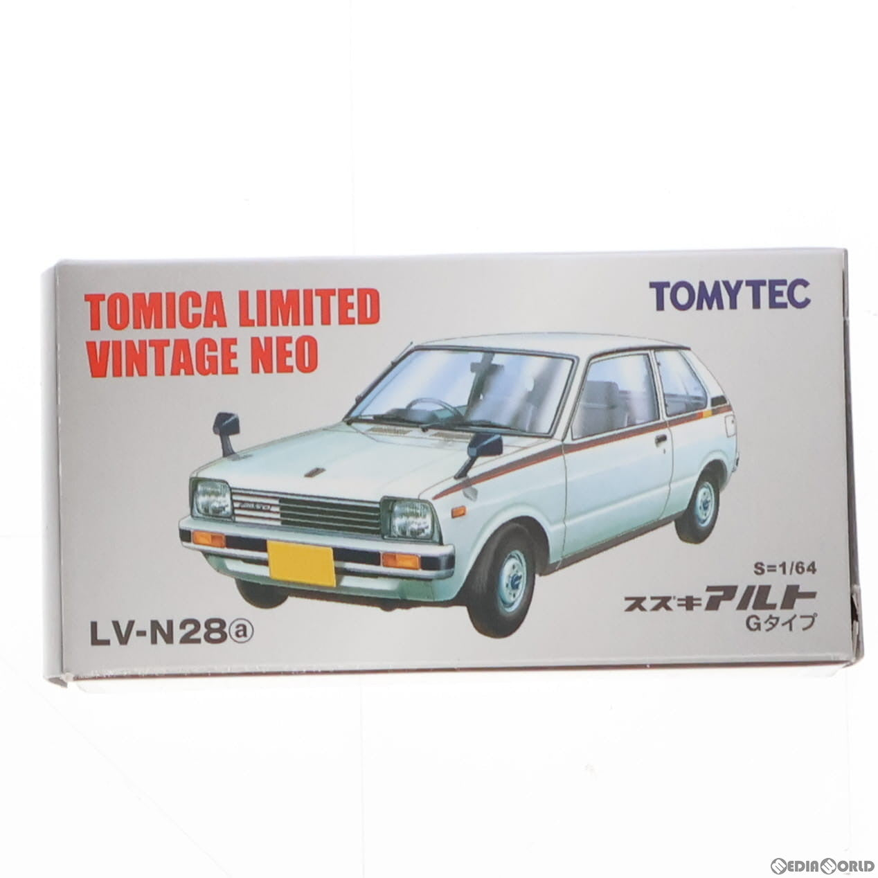 【中古即納】[MDL] トミカリミテッドヴィンテージ NEO 1/64 TLV-N28a スズキ アルト Gタイプ(ホワイト) 完成品 ミニカー(224914) TOMYTEC(トミーテック)(20100424)