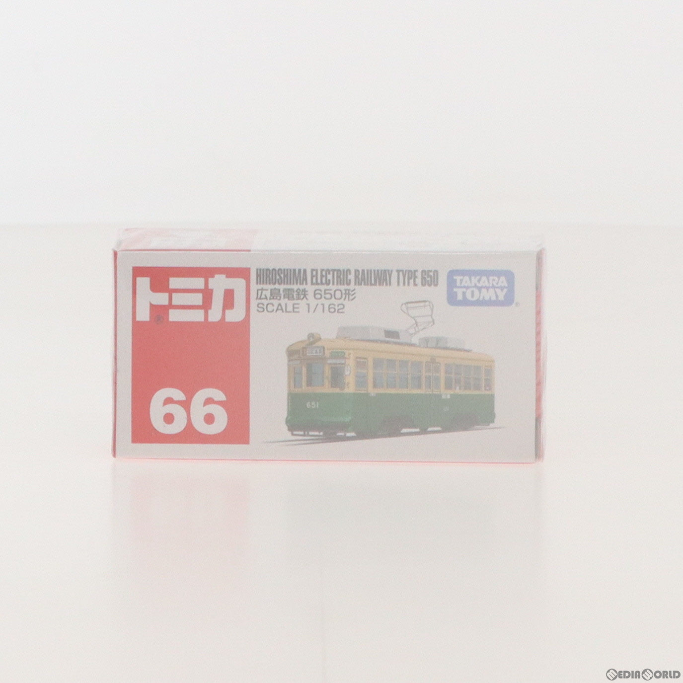 【中古即納】[MDL] トミカ No.66 広島電鉄 650形(グリーン) 完成品 ミニカー タカラトミー(20181117)