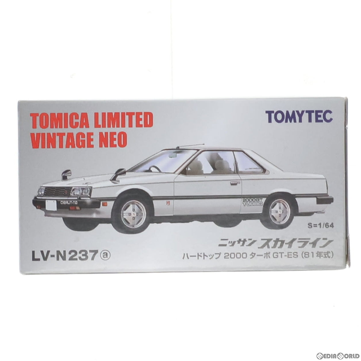 【中古即納】[MDL] トミカリミテッドヴィンテージ NEO LV-N237a 日産スカイライン2000ターボGT-ES(ホワイト) 1/64 完成品 ミニカー(315148) TOMYTEC(トミーテック)(20210821)